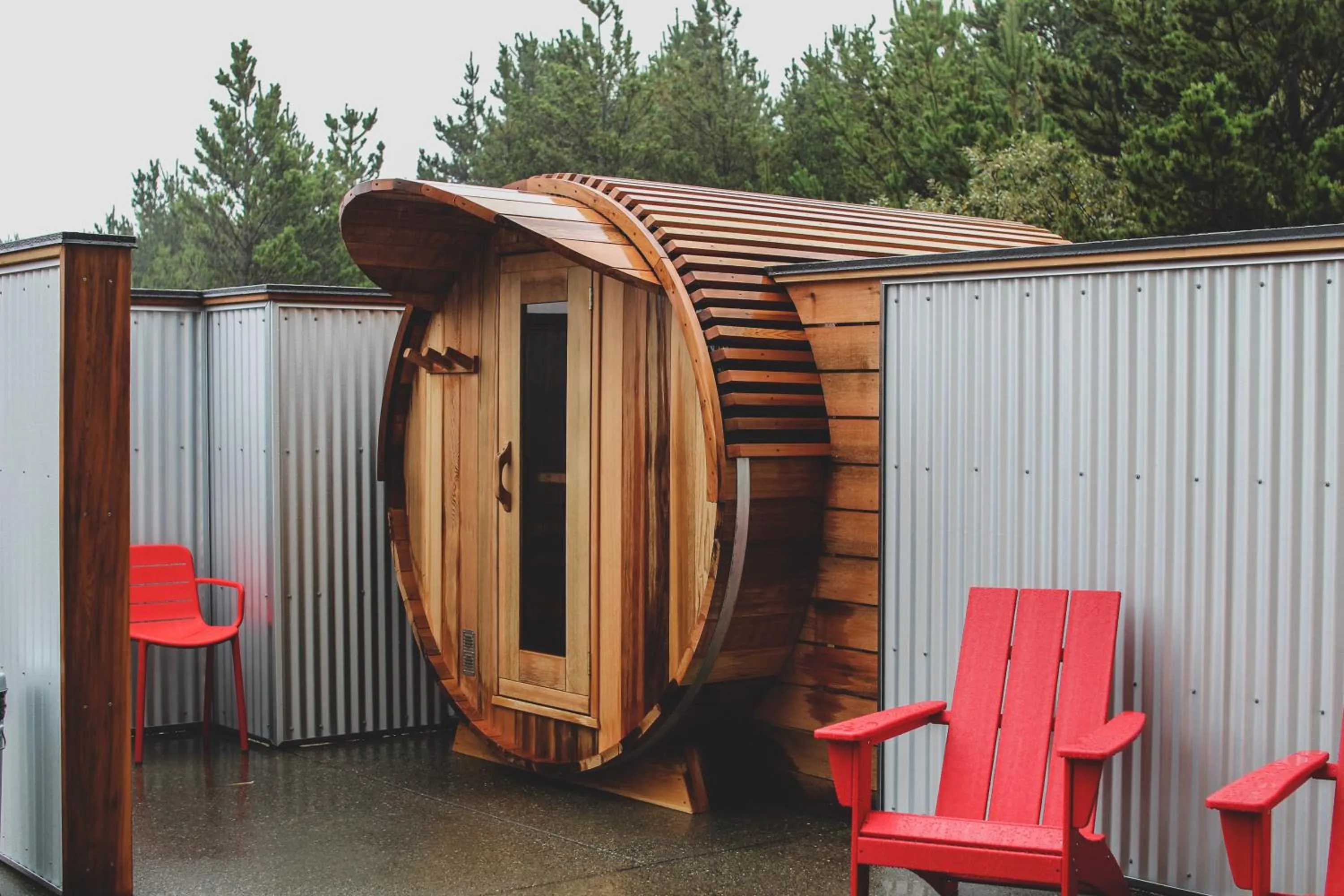 Sauna in Adrift Hotel