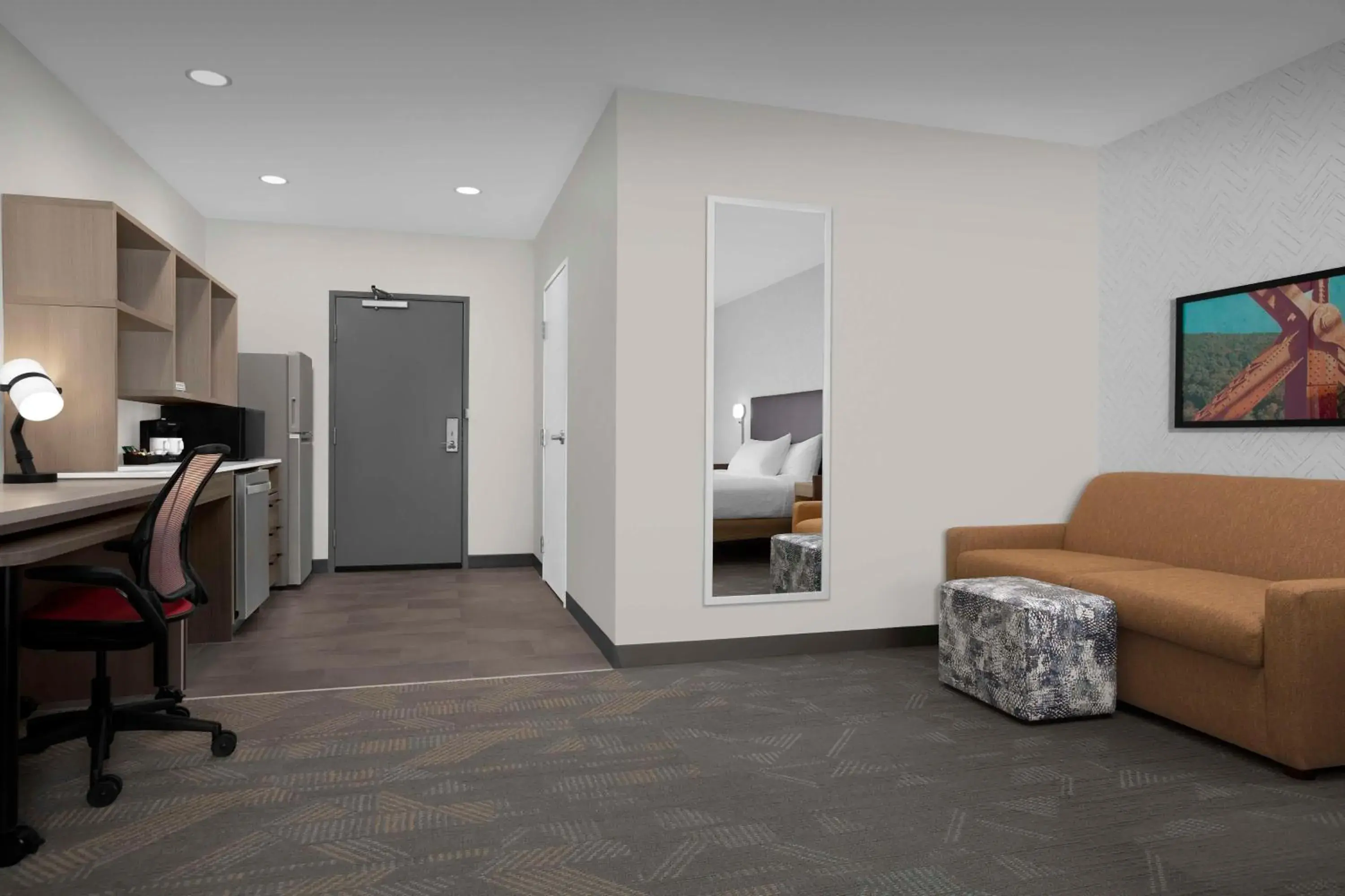 King Studio Suite with Accessible Tub - Mobility Access in Home2 Suites By Hilton Chattanooga East Ridge King Studio Suite with Accessible Tub - Mobility Access in Home2 Suites By Hilton Chattanooga East Ridge