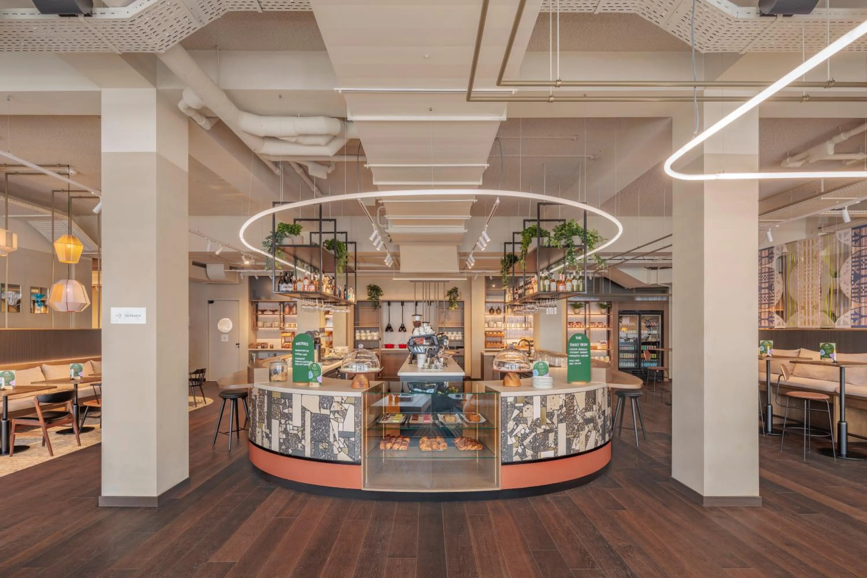 Lobby or reception in The Usual Rotterdam