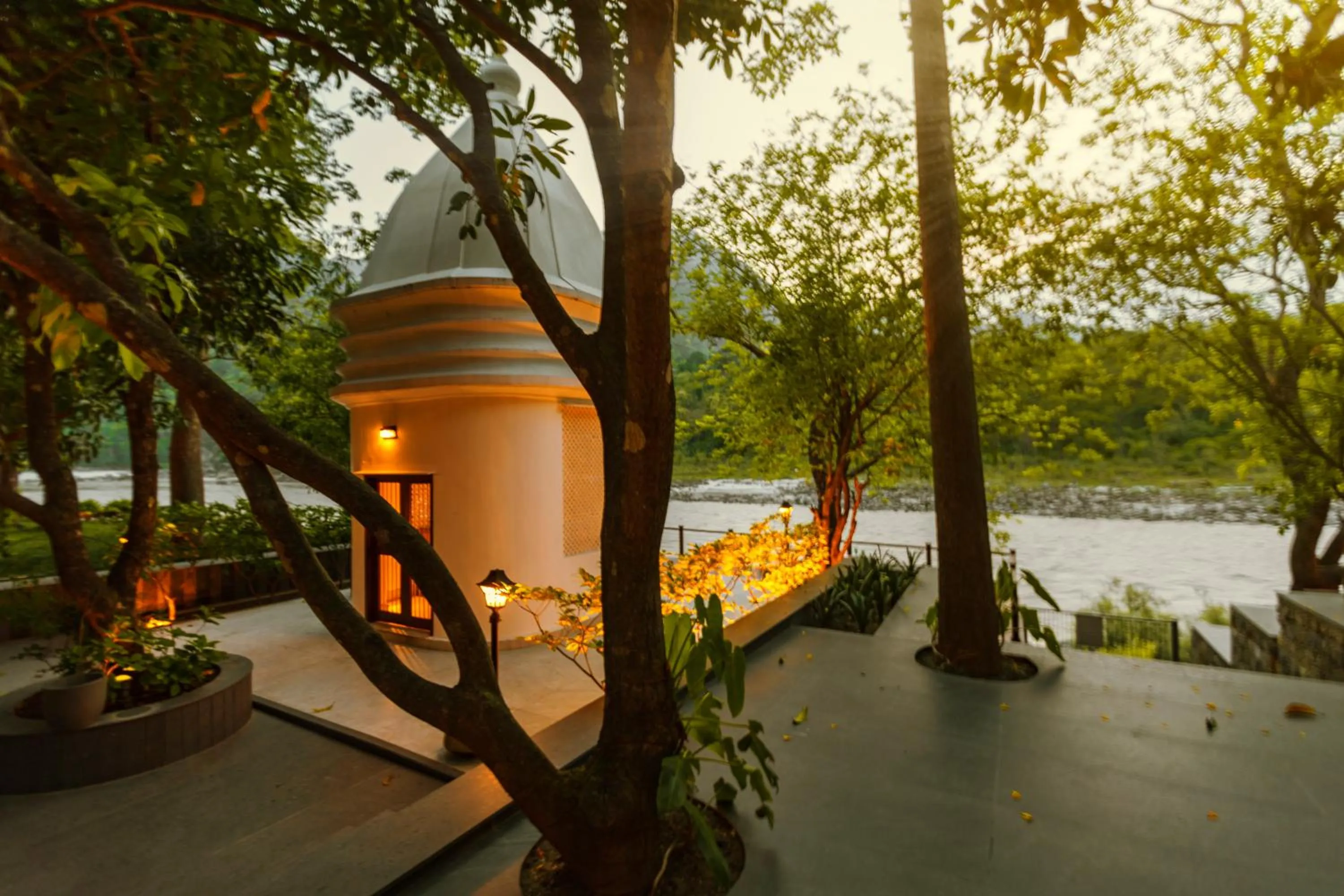 Mountain view in Anand Kashi by the Ganges Rishikesh - IHCL Seleqtions