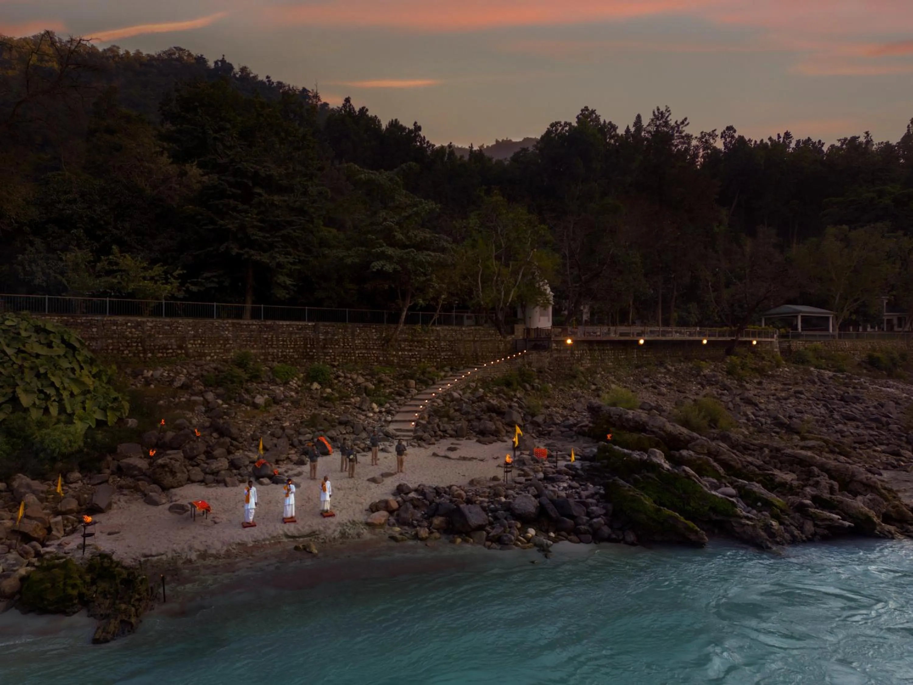 Natural landscape in Anand Kashi by the Ganges Rishikesh - IHCL Seleqtions