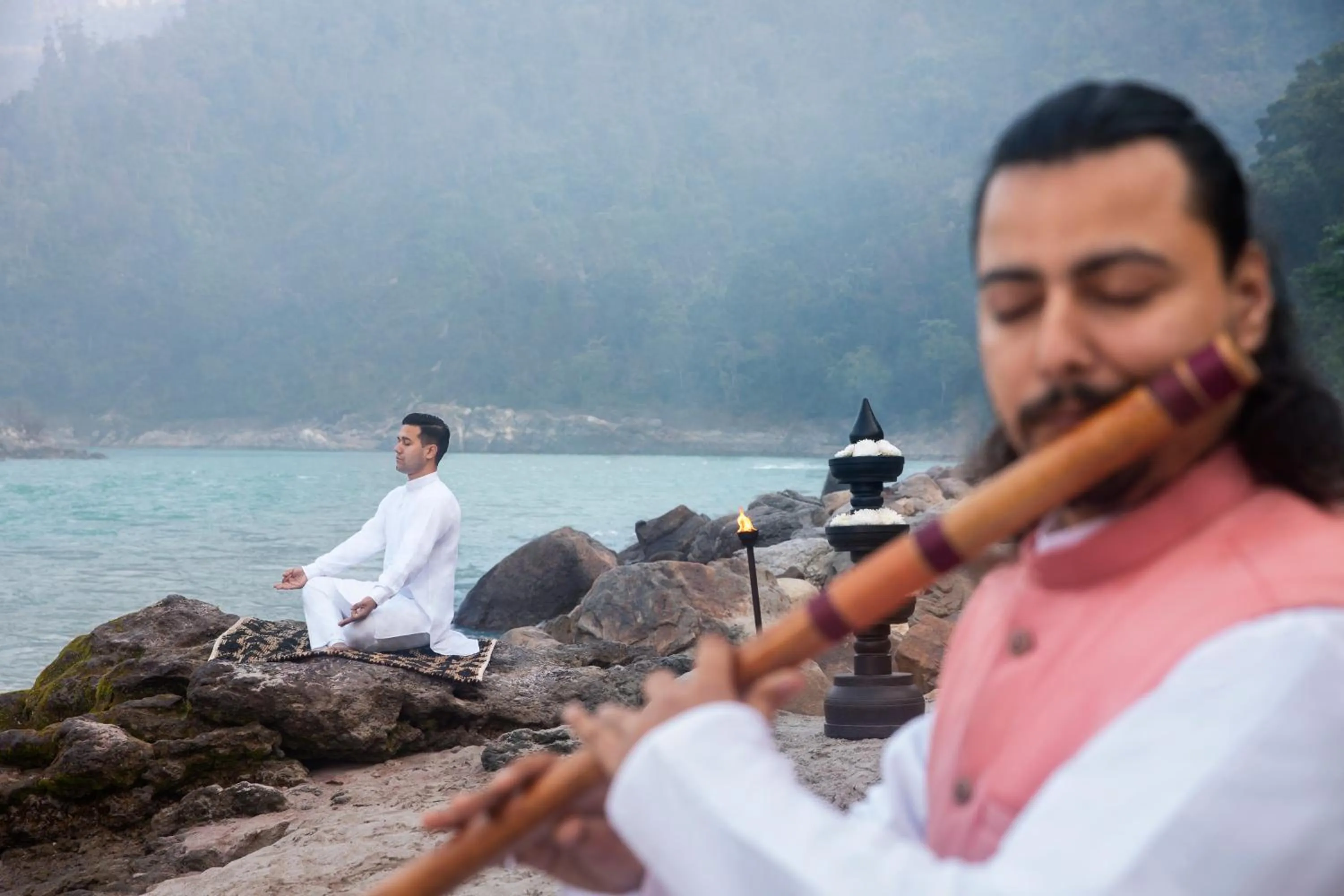 Natural landscape in Anand Kashi by the Ganges Rishikesh - IHCL Seleqtions