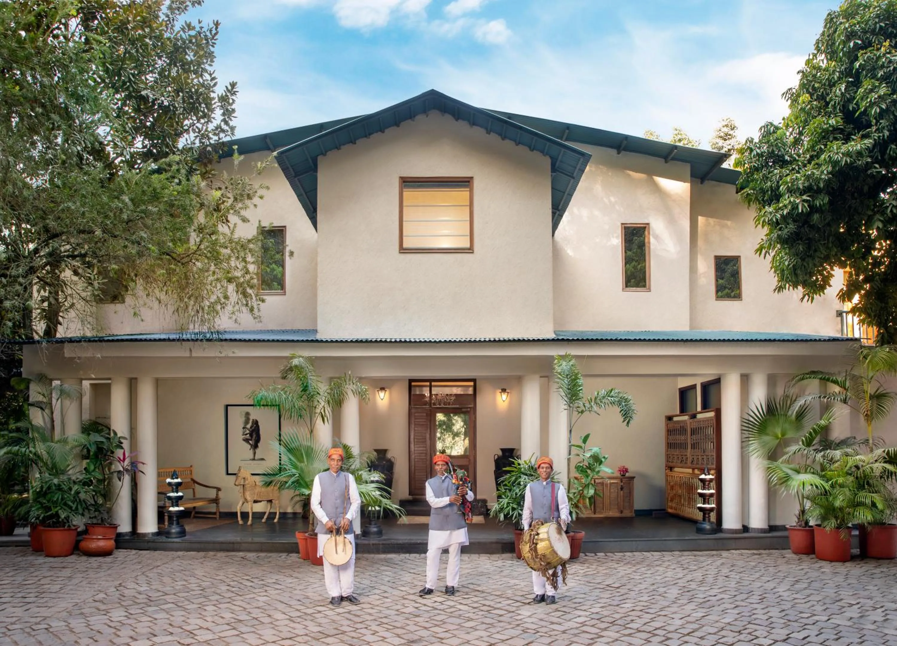 Facade/entrance in Anand Kashi by the Ganges Rishikesh - IHCL Seleqtions