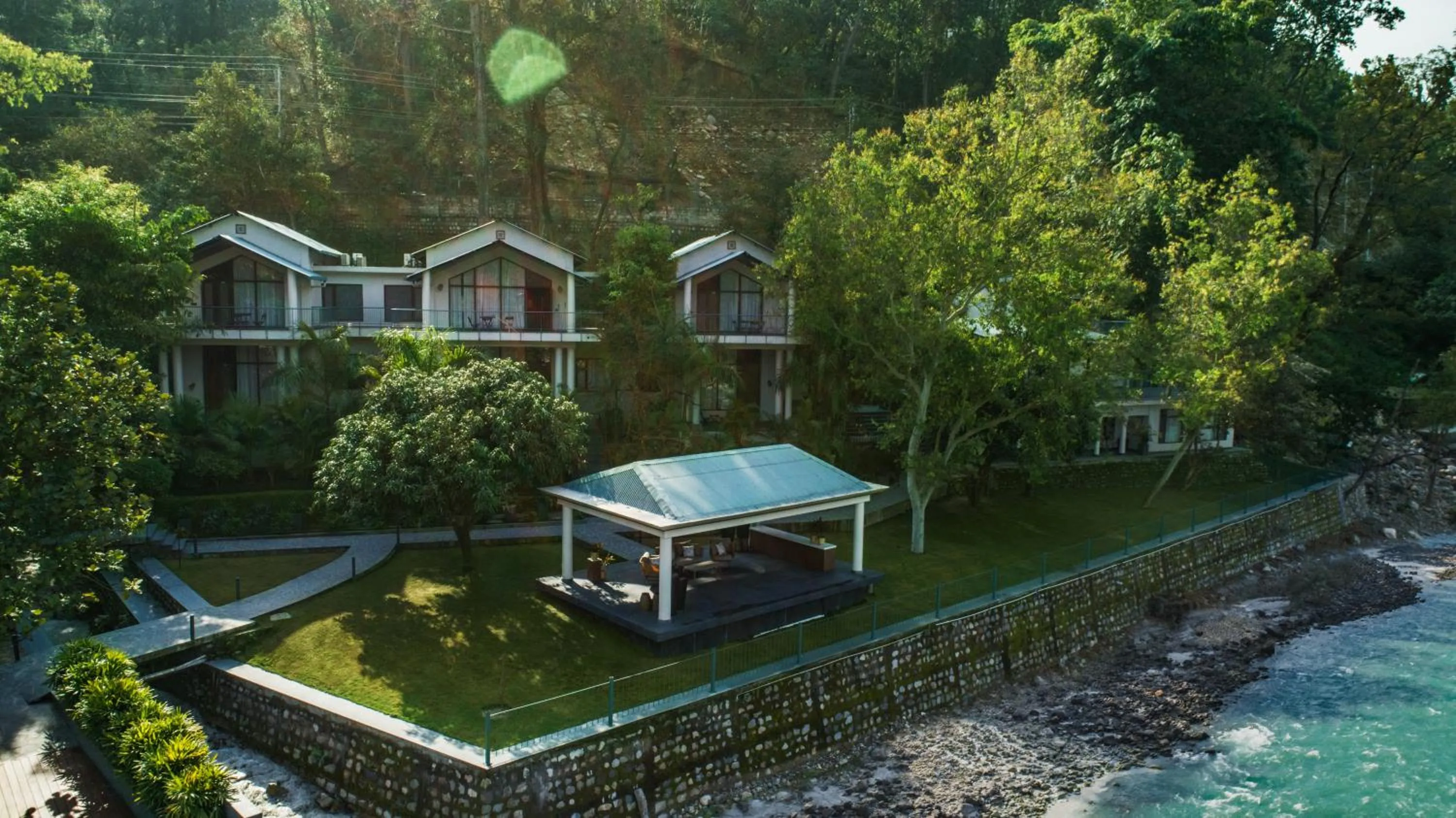 River view in Anand Kashi by the Ganges Rishikesh - IHCL Seleqtions