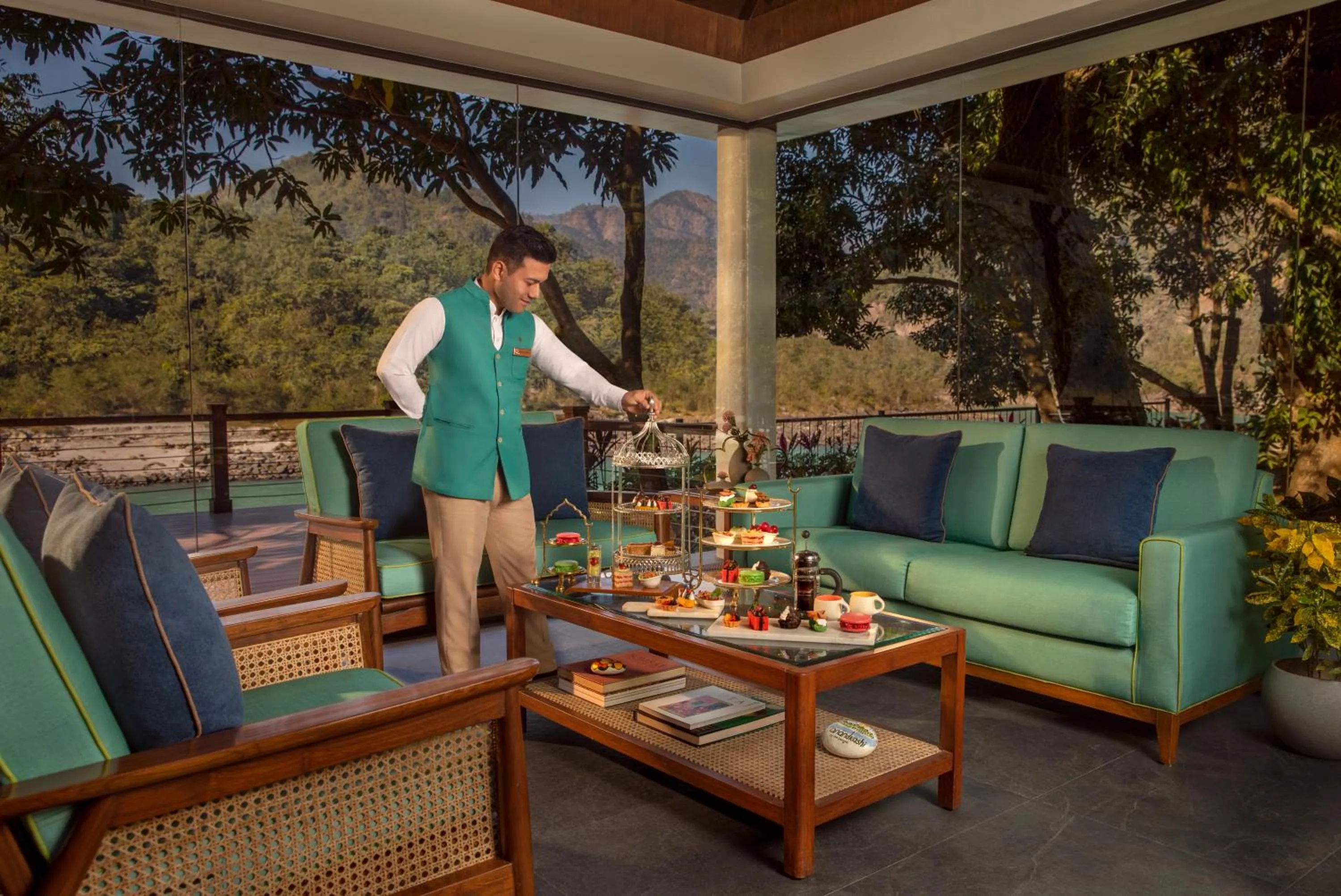 BBQ facilities in Anand Kashi by the Ganges Rishikesh - IHCL Seleqtions