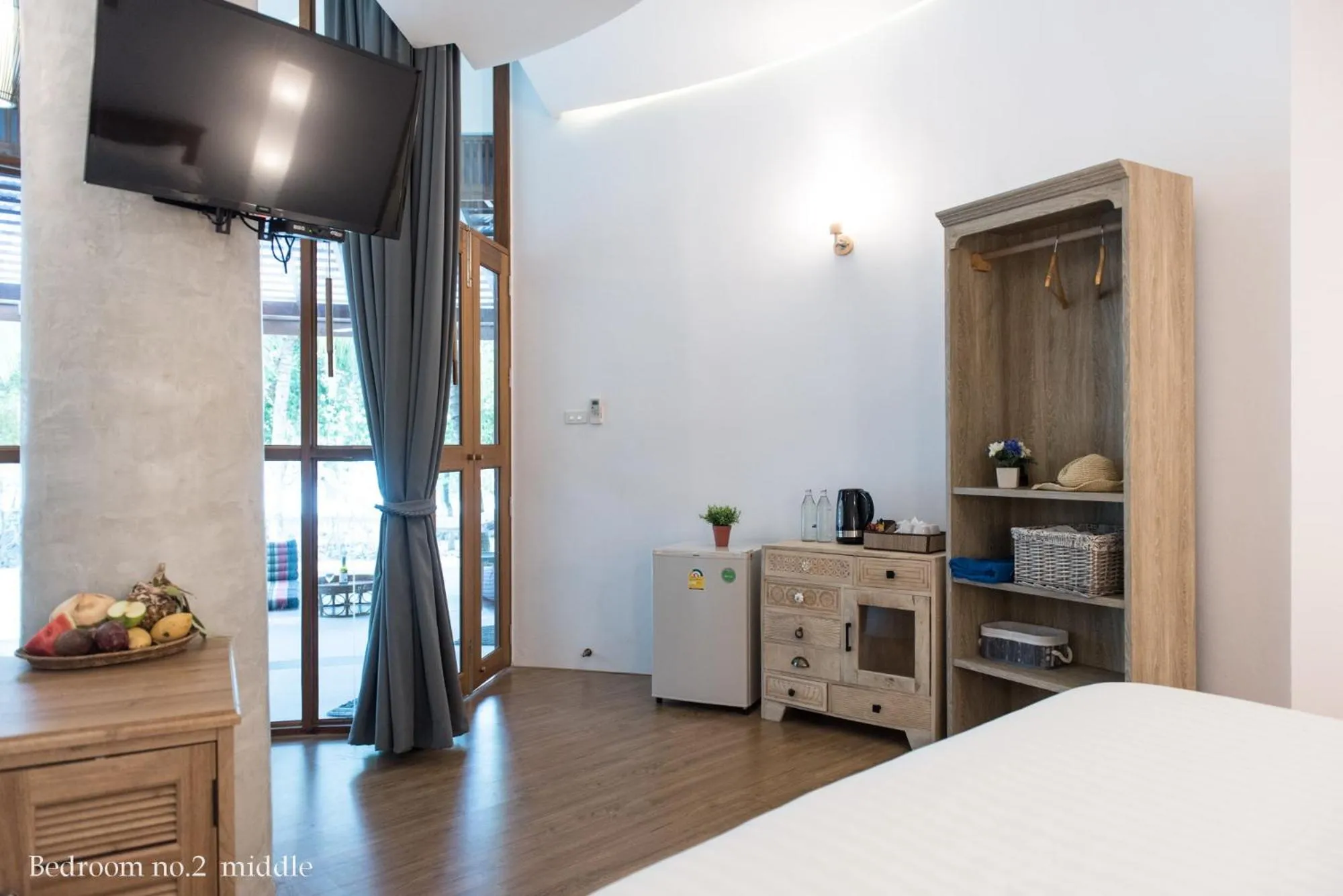 Bed in Koh Mak Cococape Resort