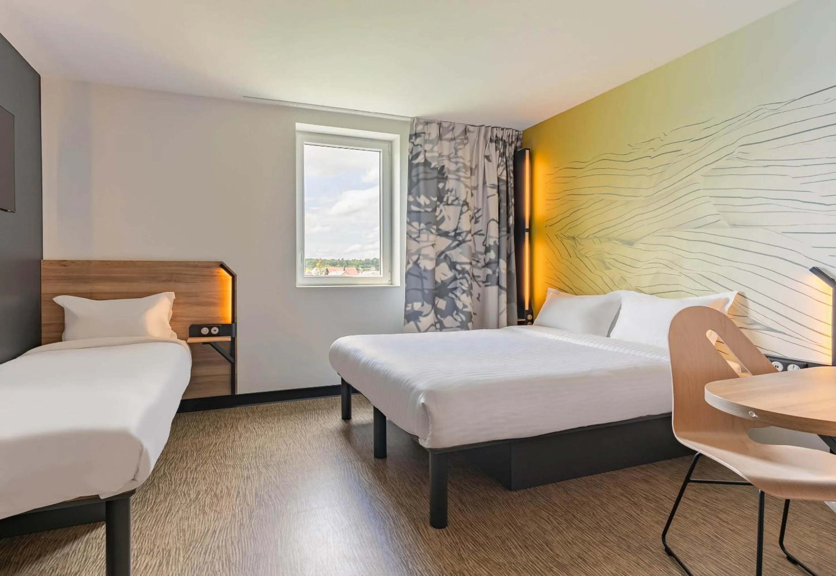 Bedroom, Bed in B&B HOTEL Mulhouse Bâle Aéroport