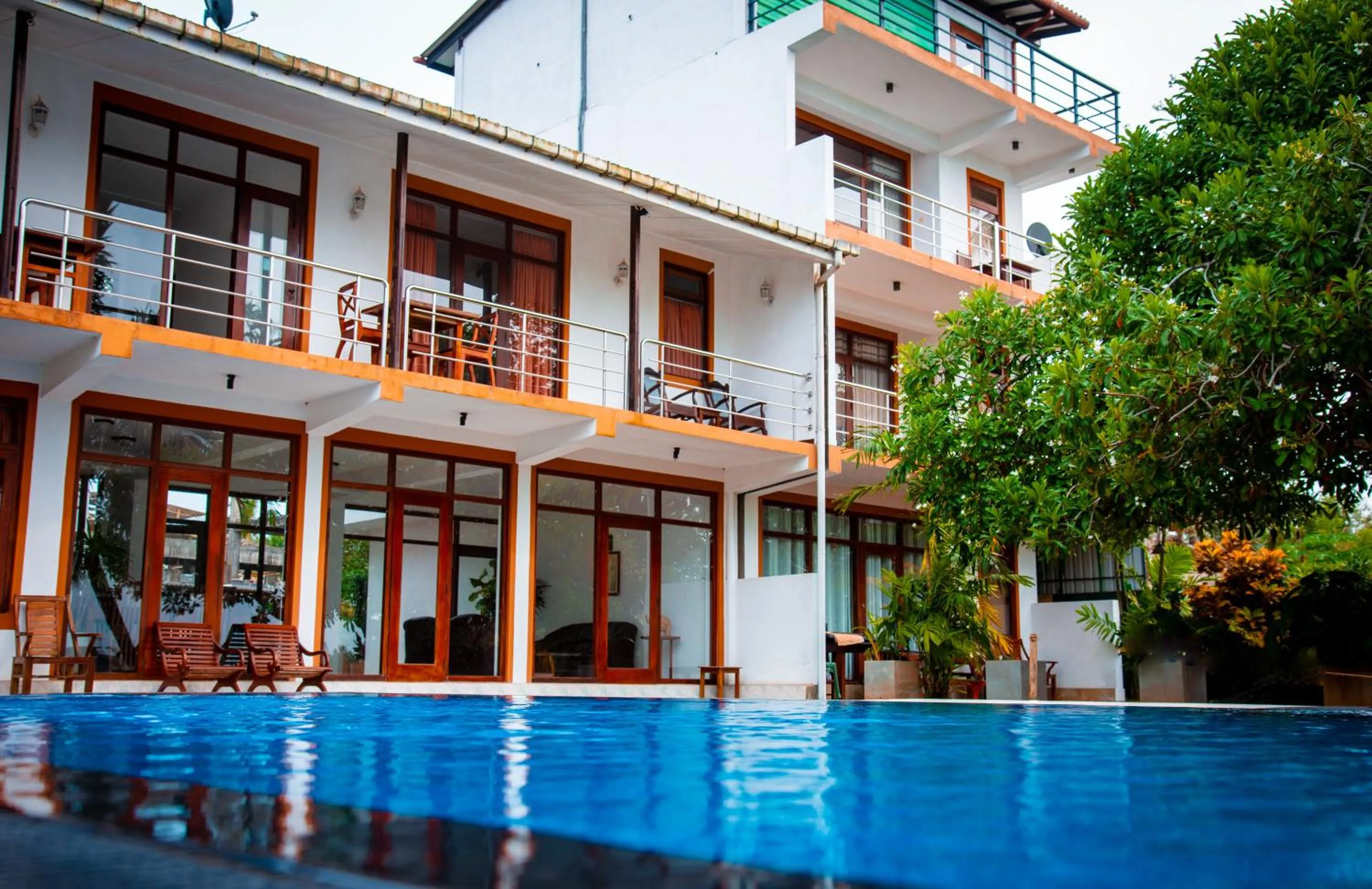 Property building in Riverside Inn Fuji