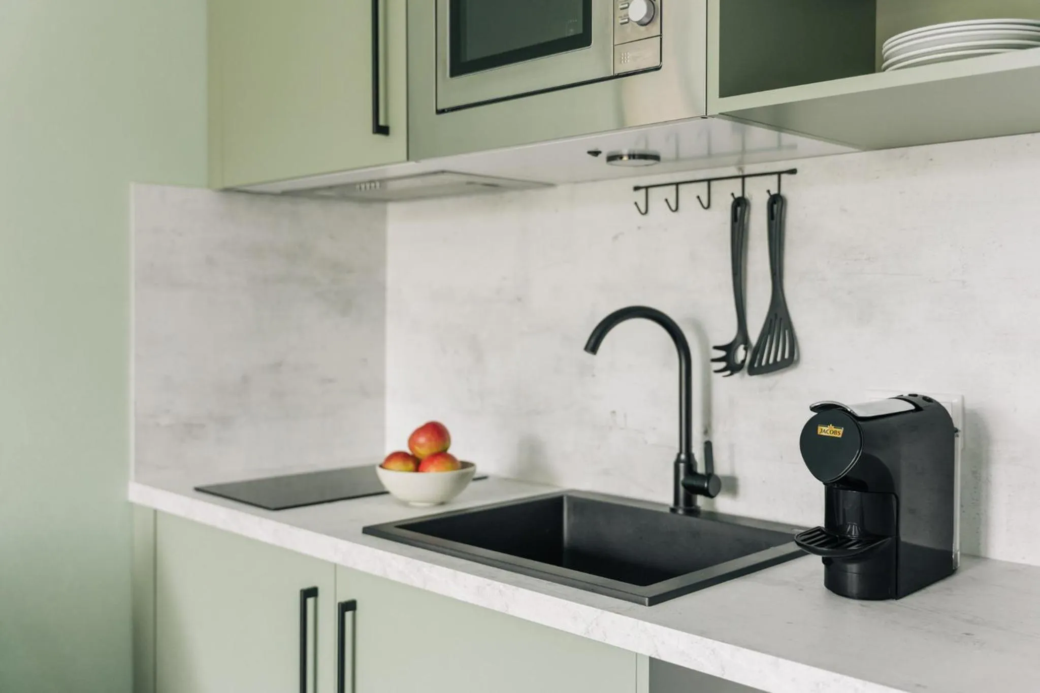 Coffee/tea facilities in Homaris Apartments Frankfurt