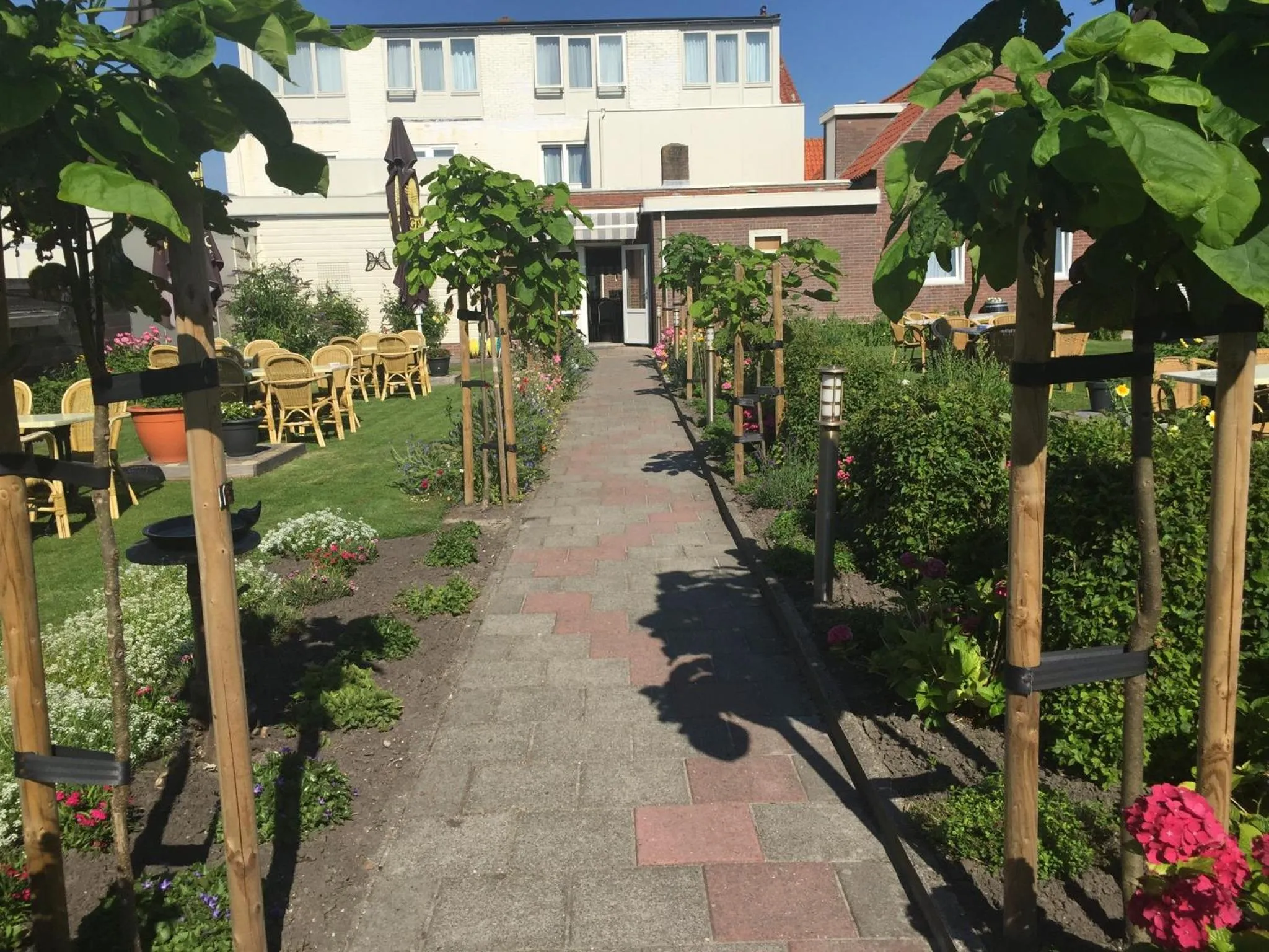 Garden in Hotel Valkenhof
