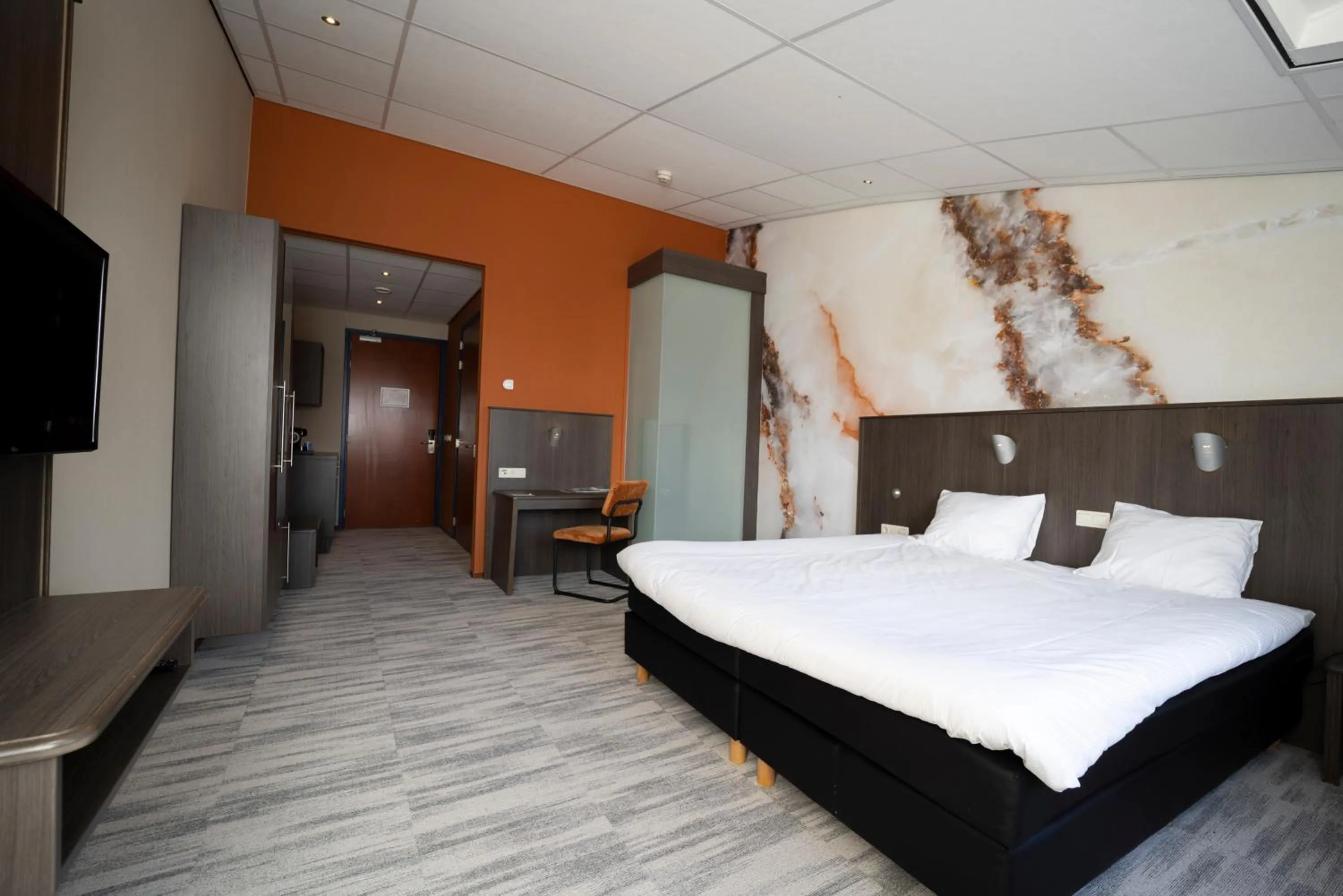 Bed in Fletcher Wellness-Hotel Brabant-Mill