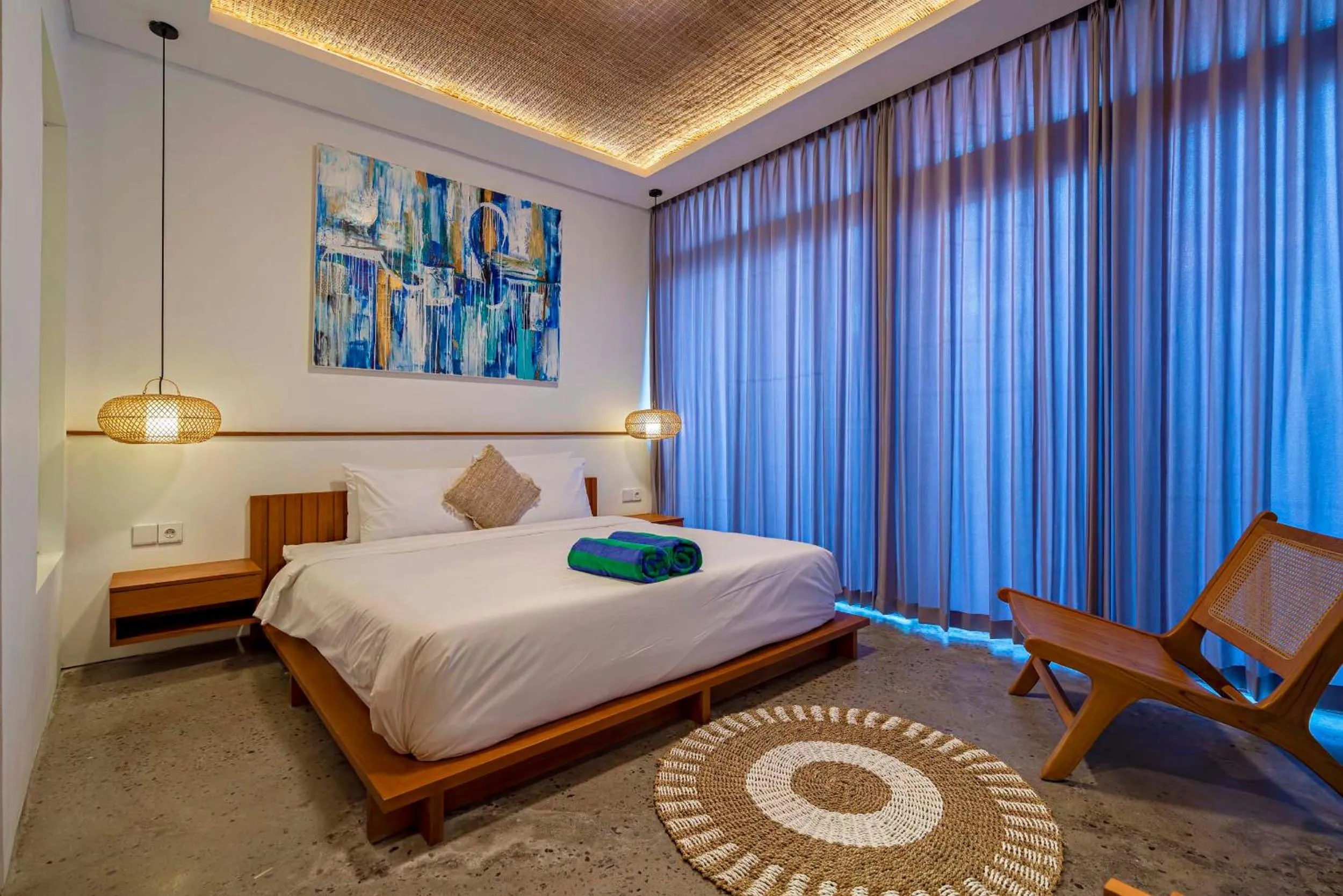 Bedroom, Bed in Villa Kemiri - Canggu near Batu Bolong Beach