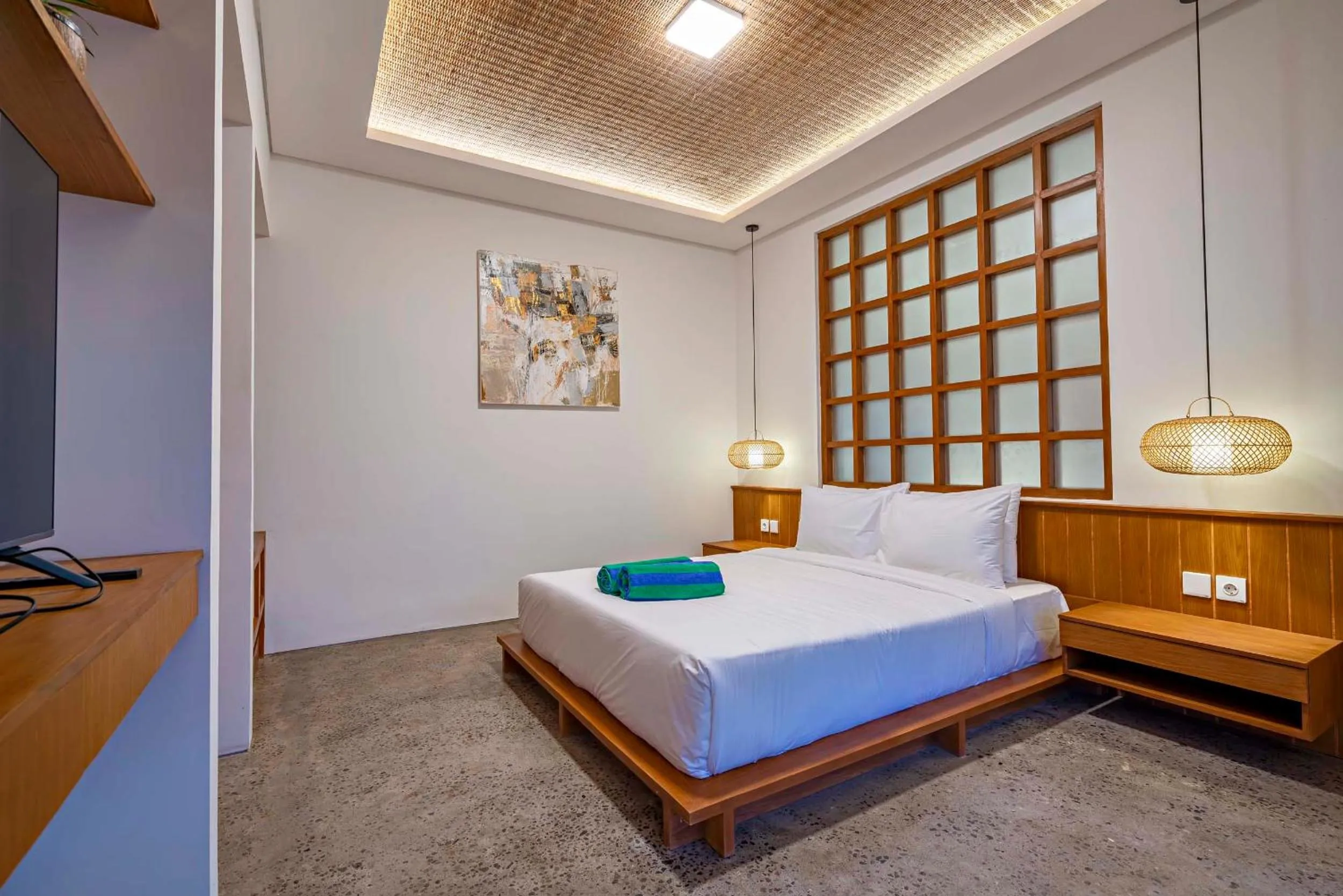 Bedroom, Bed in Villa Kemiri - Canggu near Batu Bolong Beach