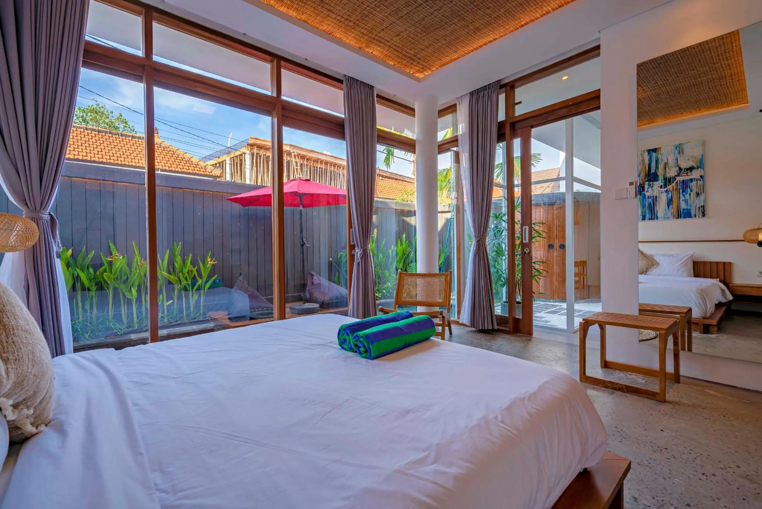 Bed in Villa Kemiri - Canggu near Batu Bolong Beach