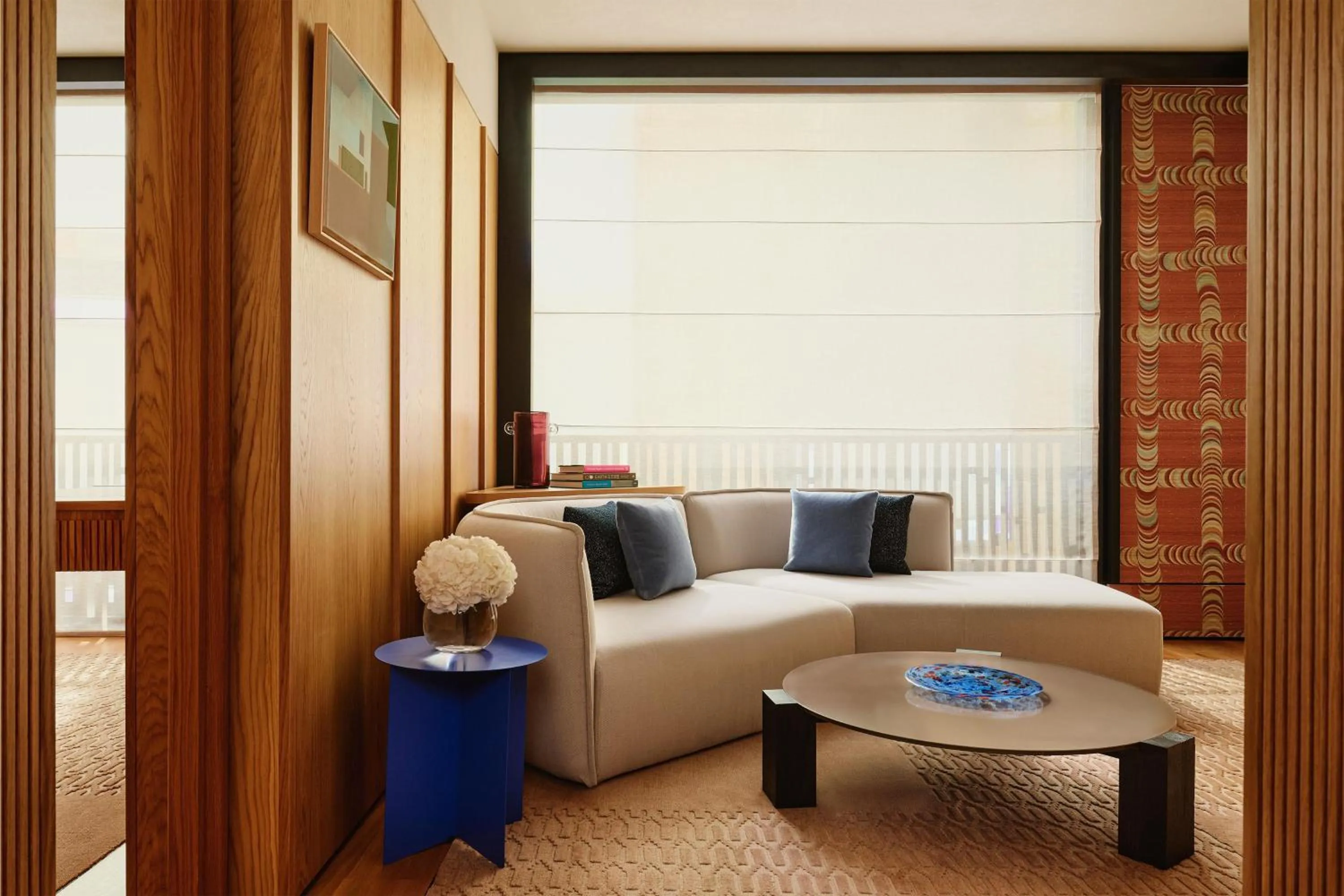 Living room in The Emory, Maybourne