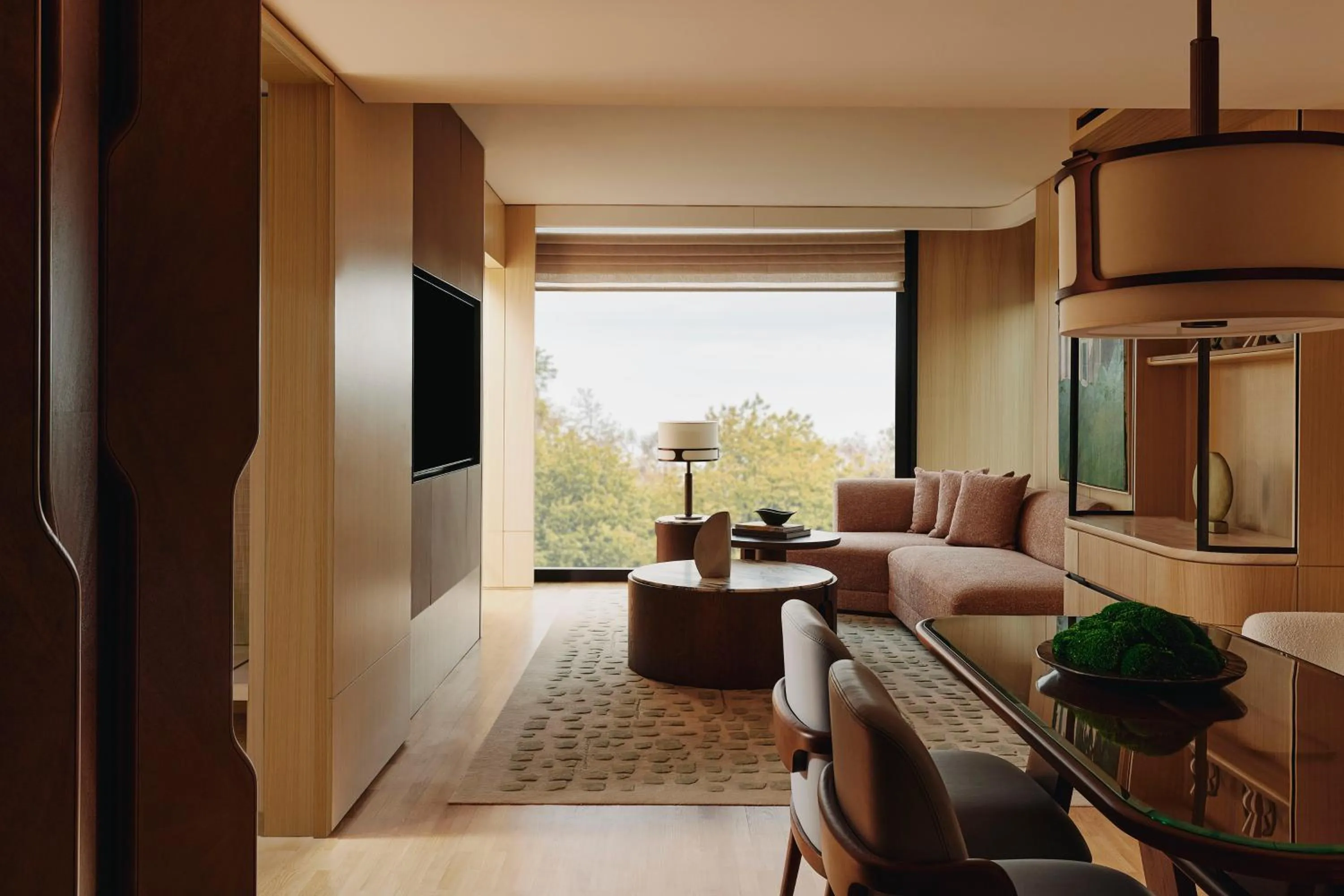 Living room in The Emory, Maybourne