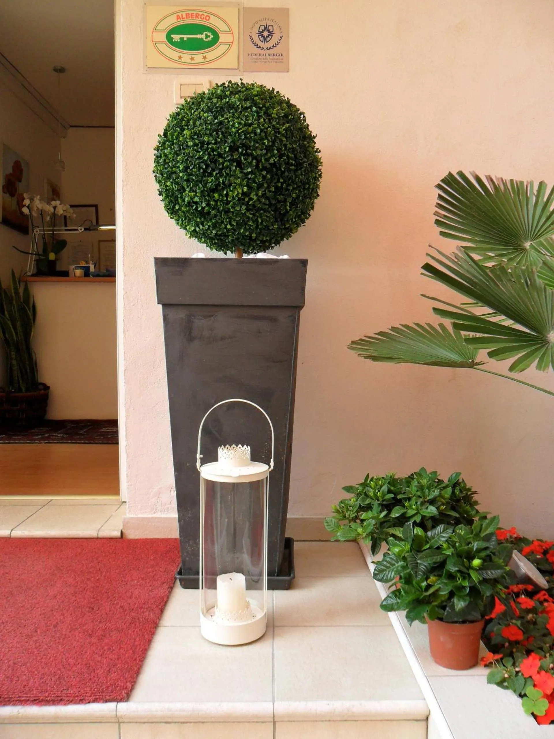 Decorative detail in Hotel Telenia