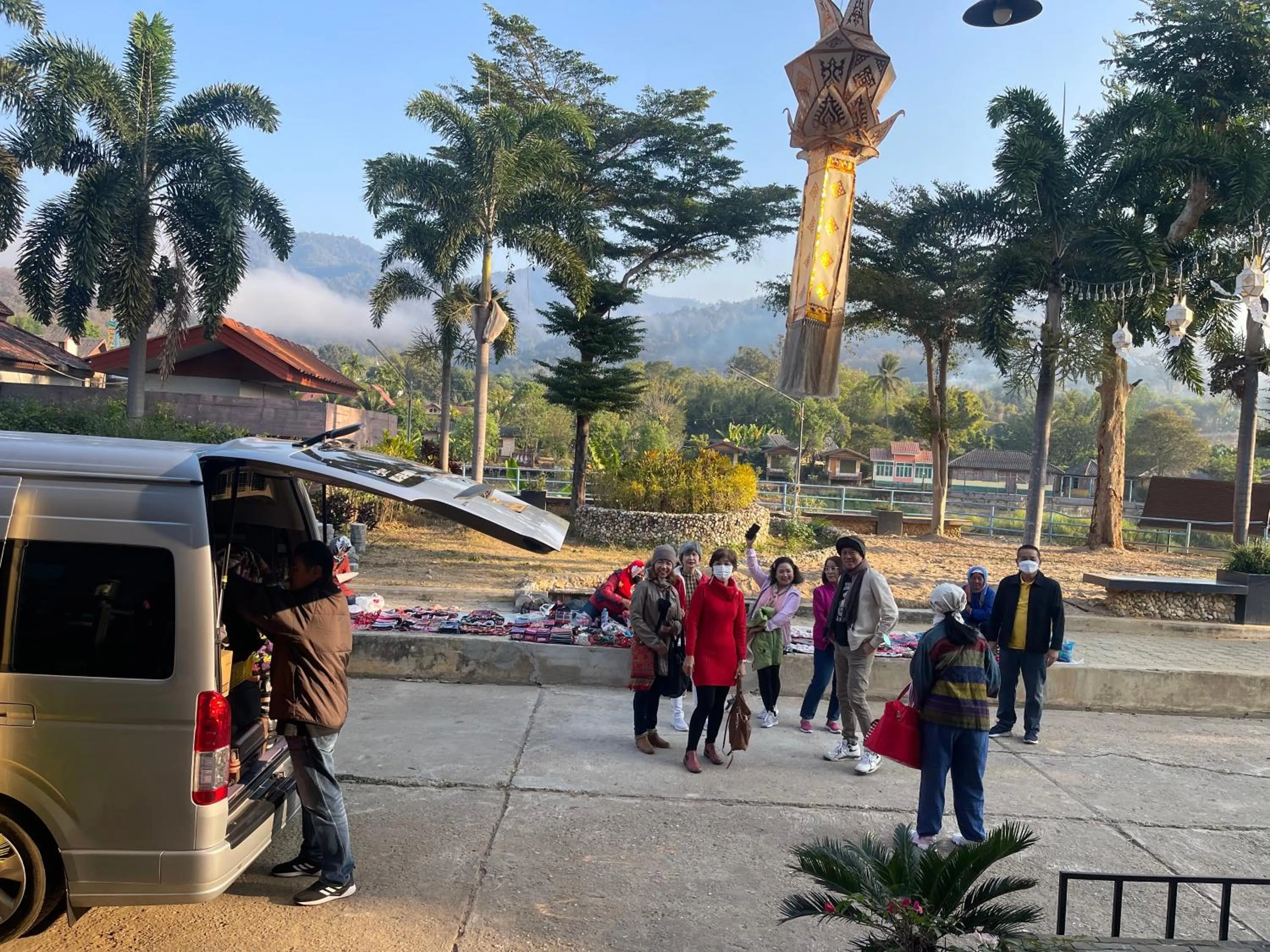 Garden in Saranya River House สรัญญาริเวอร์เฮาส์