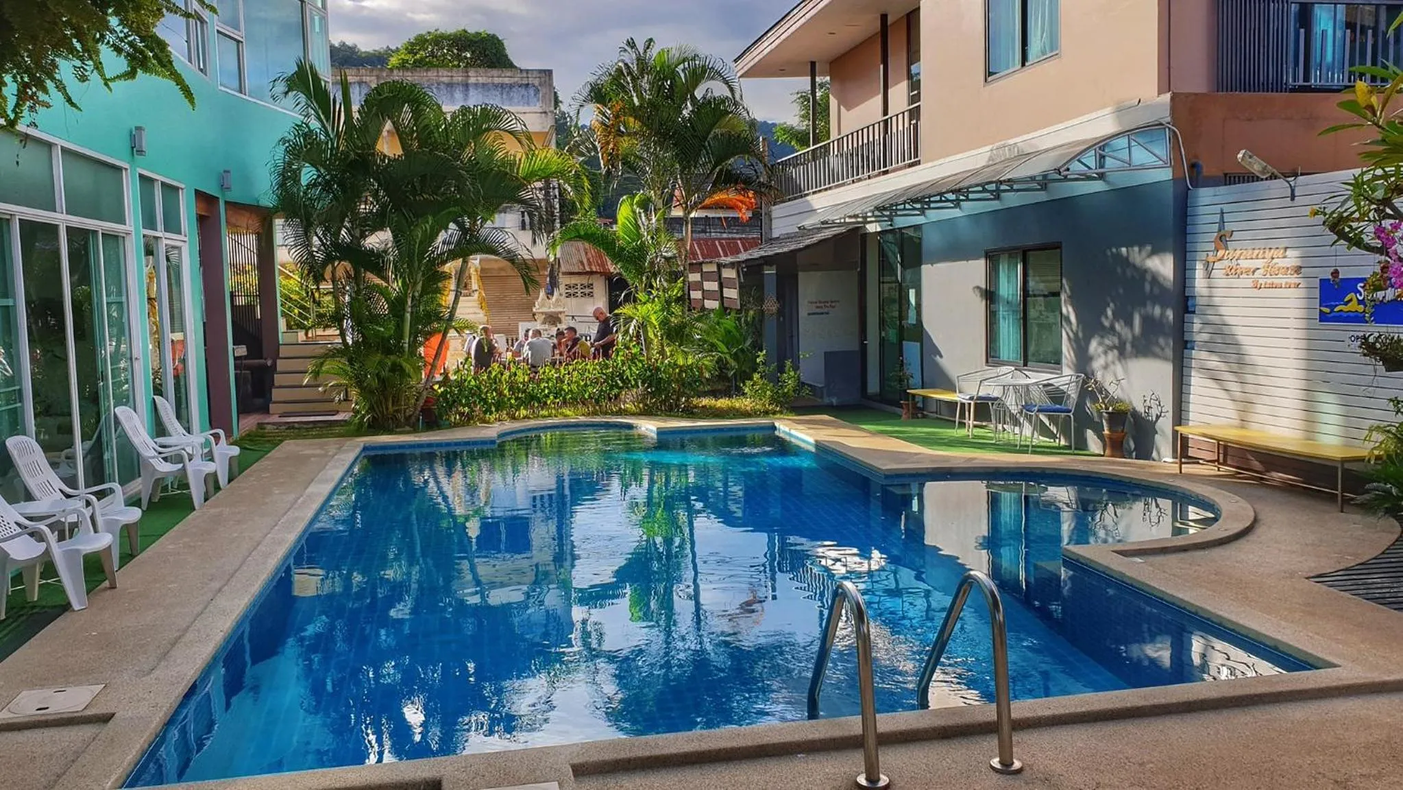 Swimming pool in Saranya River House สรัญญาริเวอร์เฮาส์