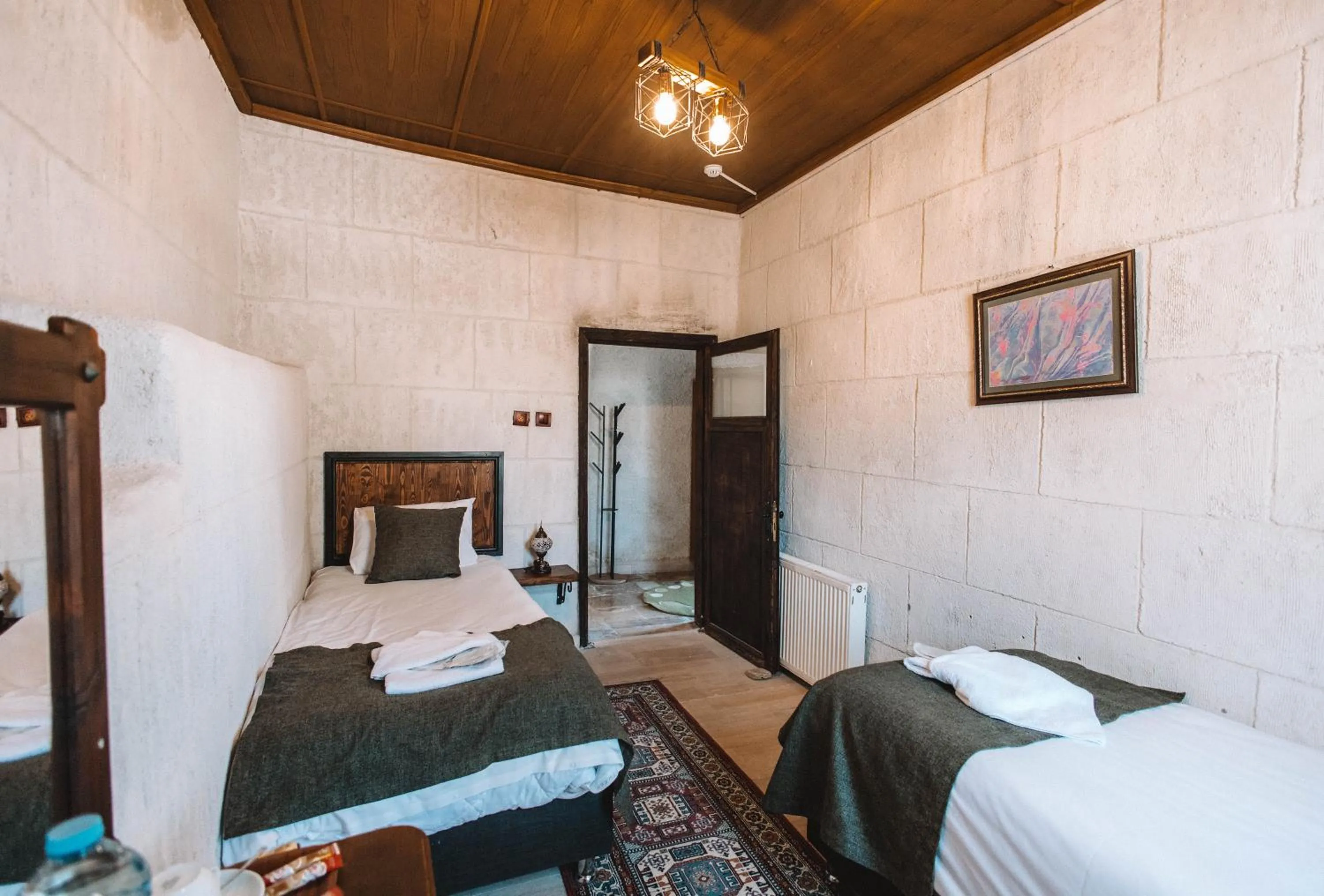 Bed in Turan Cappadocia Cave