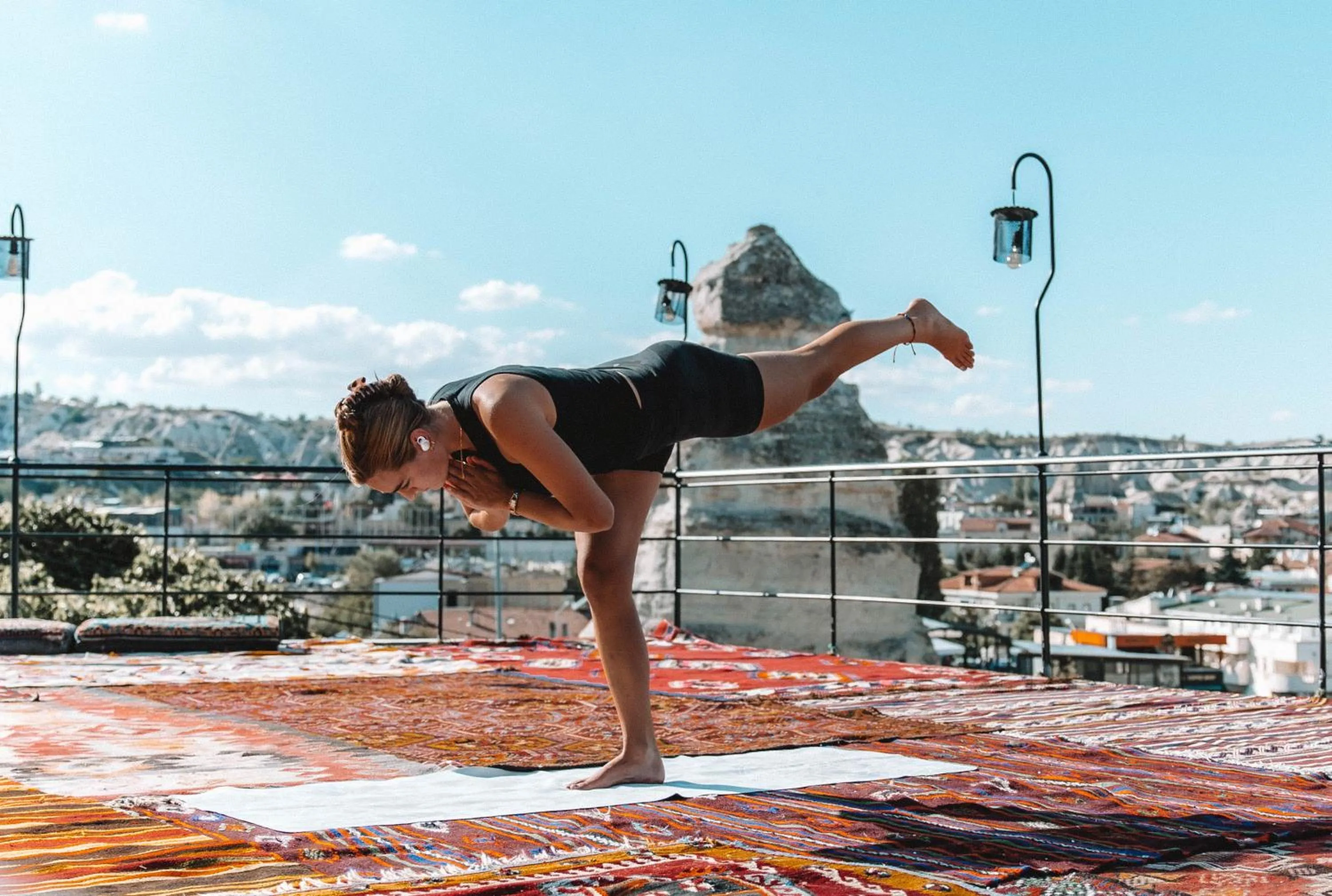Balcony/Terrace in Turan Cappadocia Cave