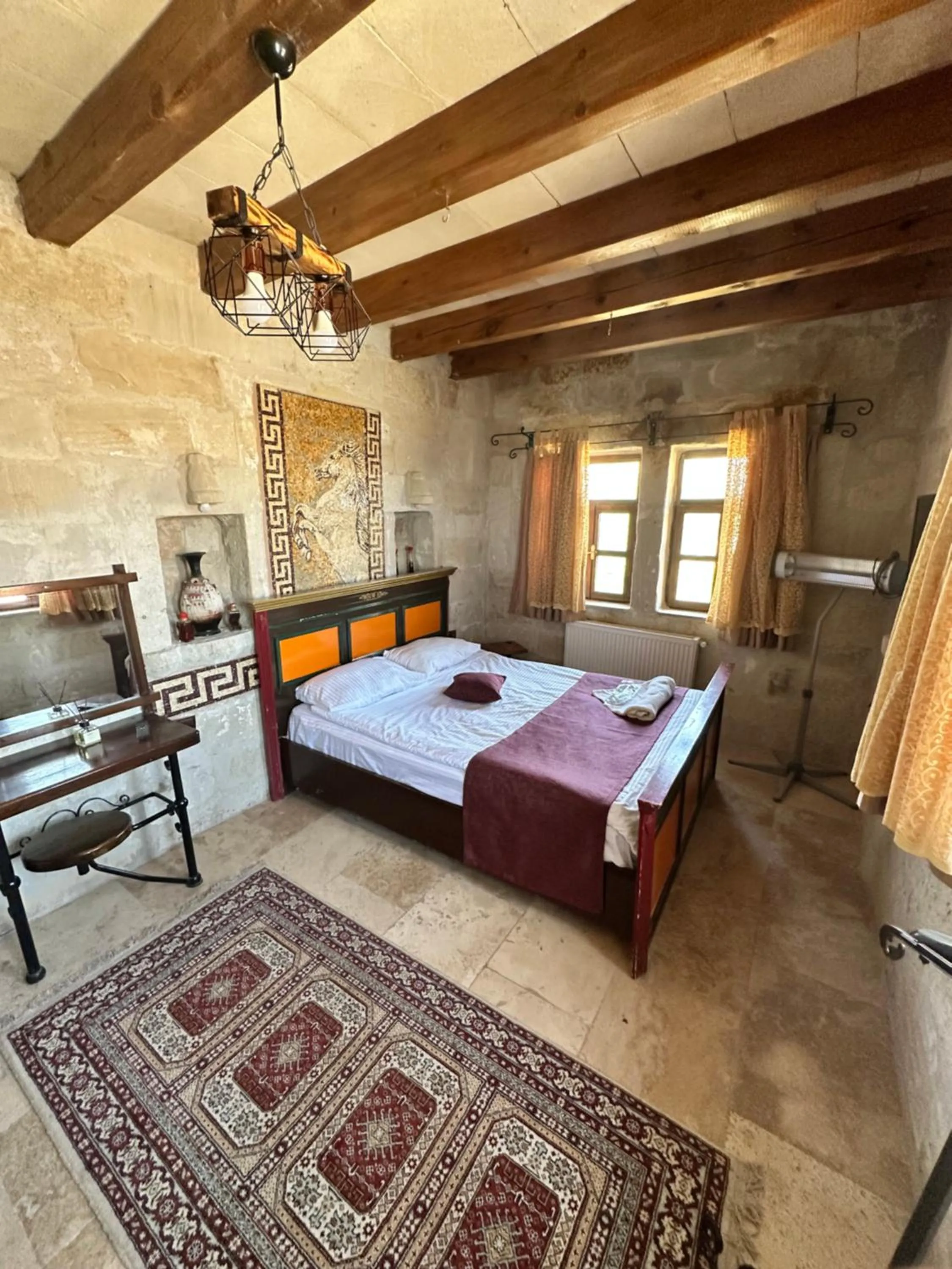 Bed in Turan Cappadocia Cave