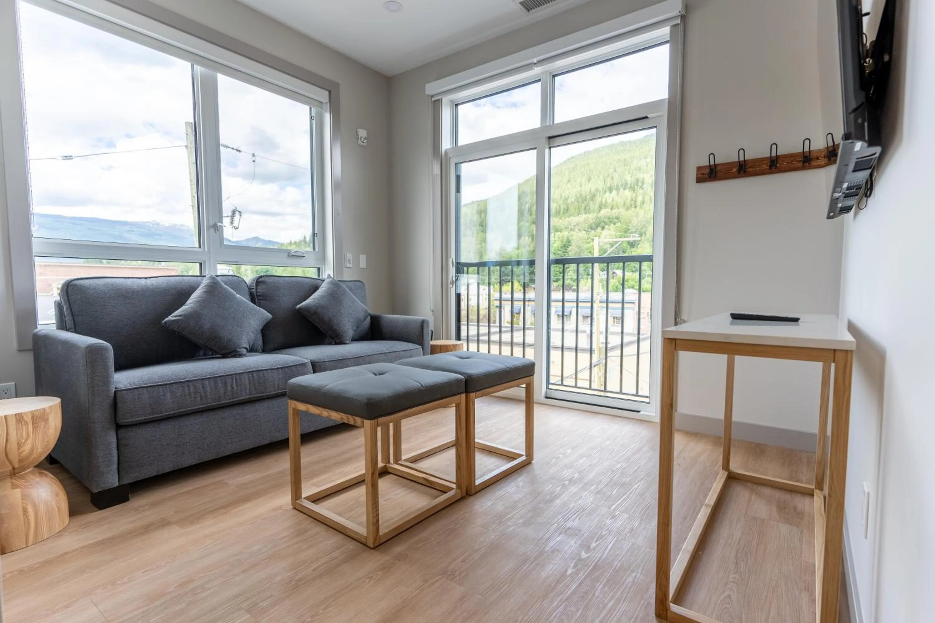 TV and multimedia in Basecamp Suites Revelstoke