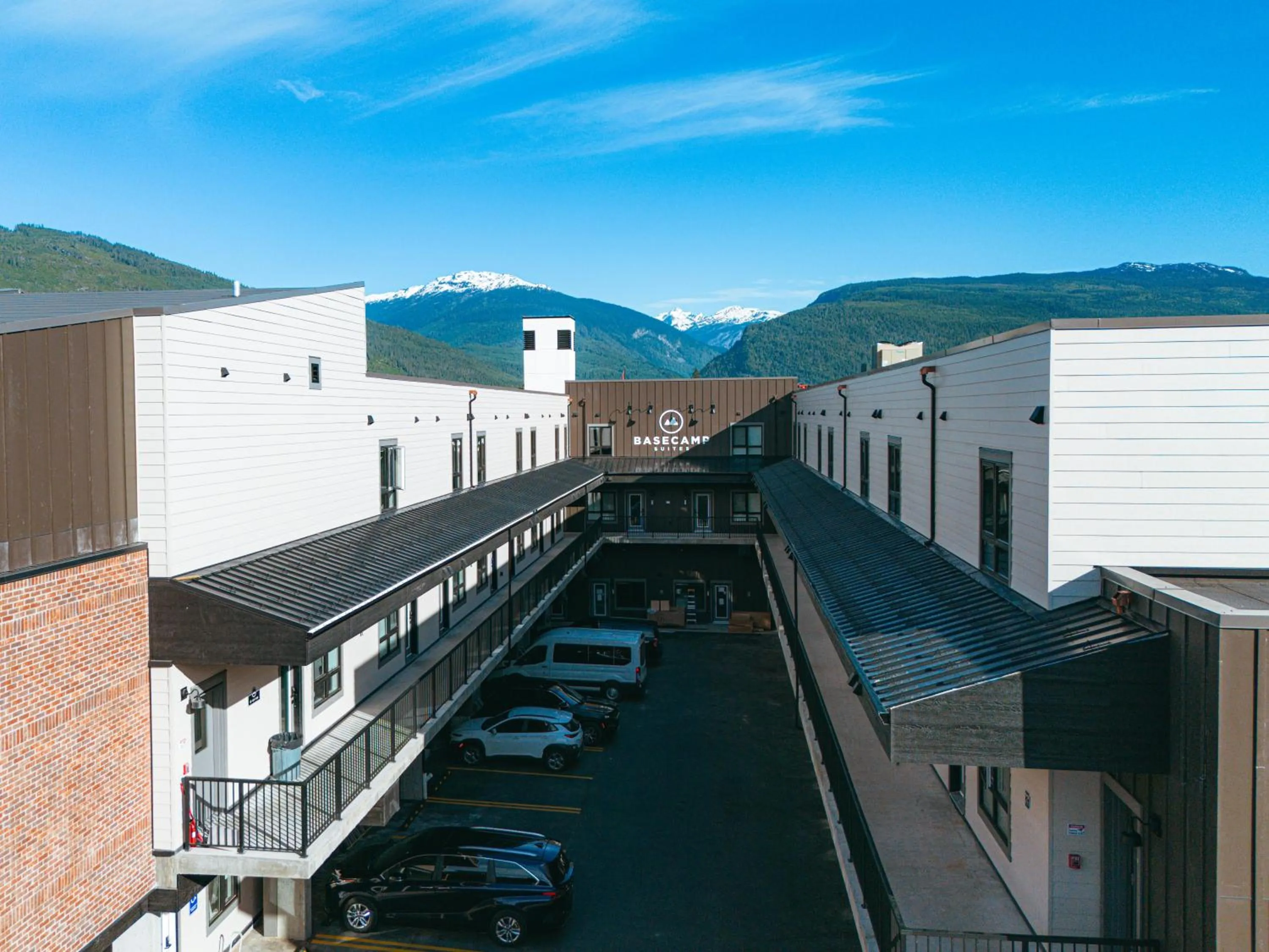 Property building in Basecamp Suites Revelstoke