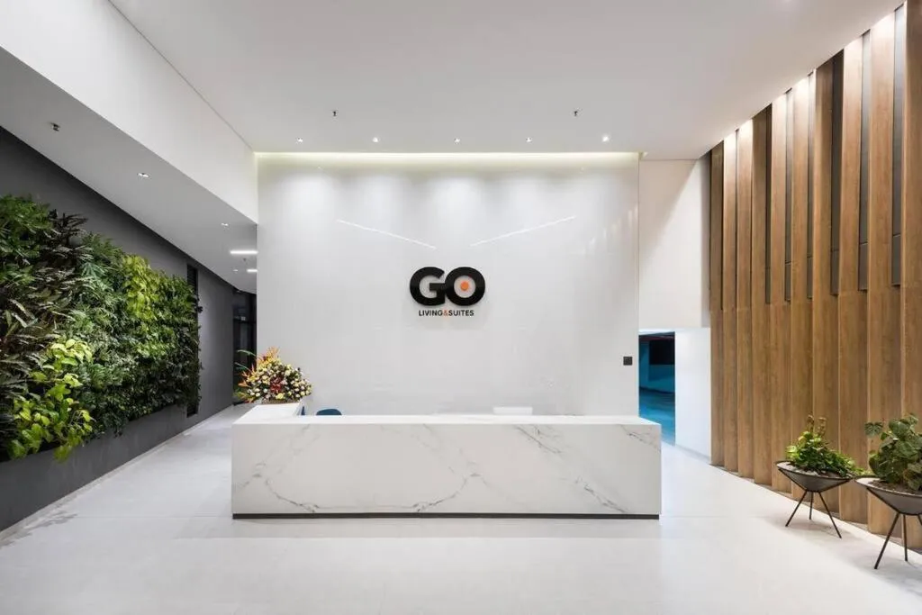 Lobby or reception in Go Living Suites: Your Medellin Retreat