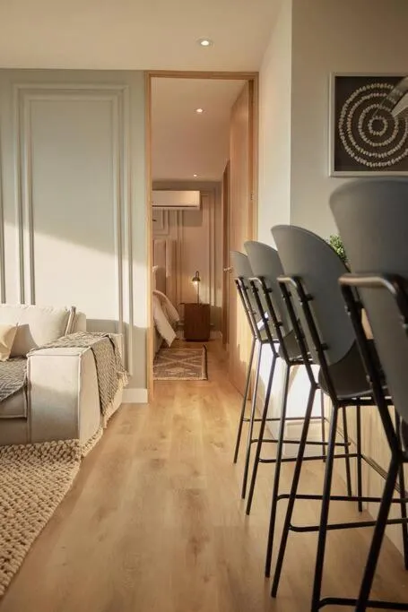 Living room in Go Living Suites: Your Medellin Retreat