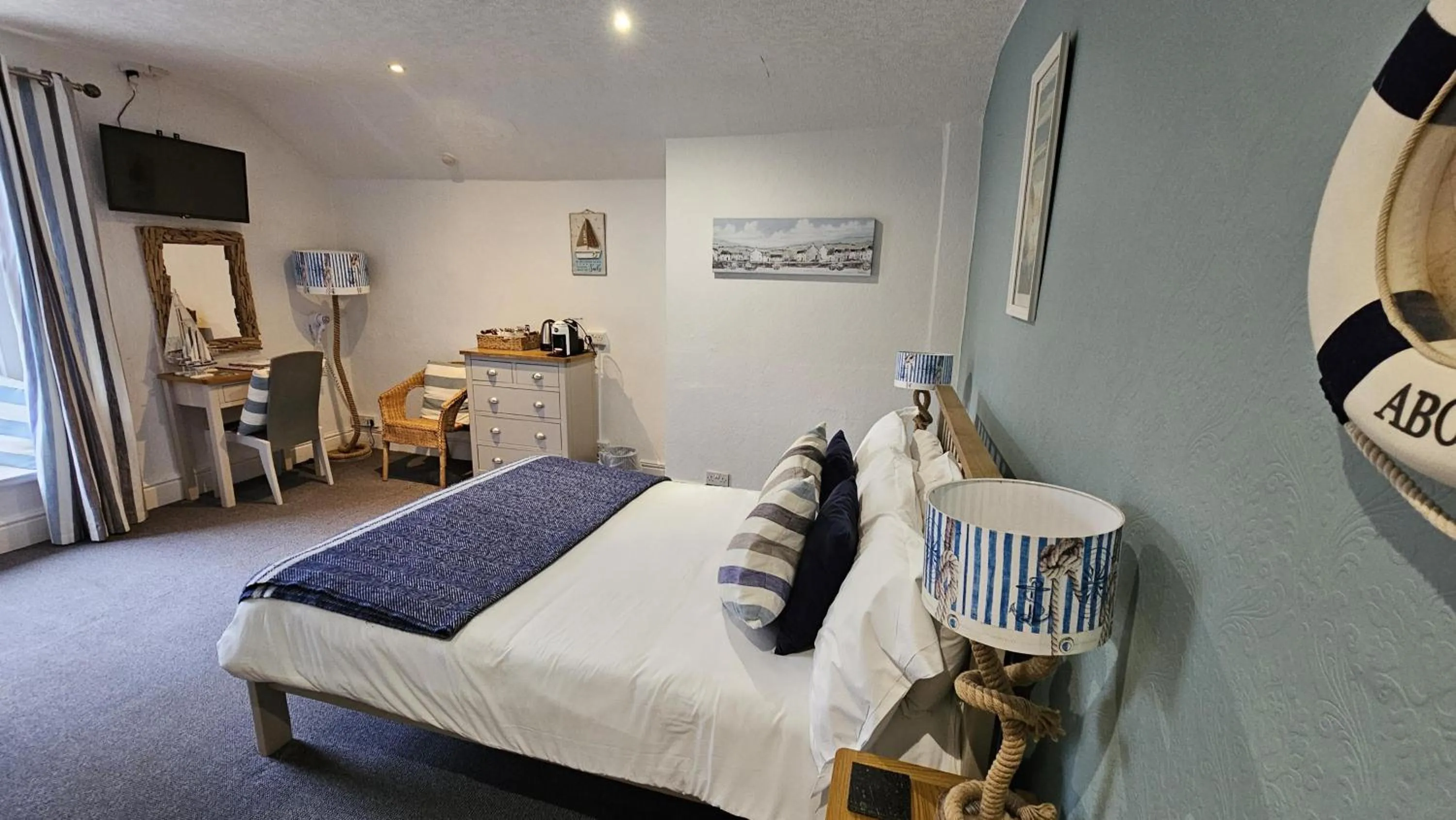 Bed in Hotel Rudyard