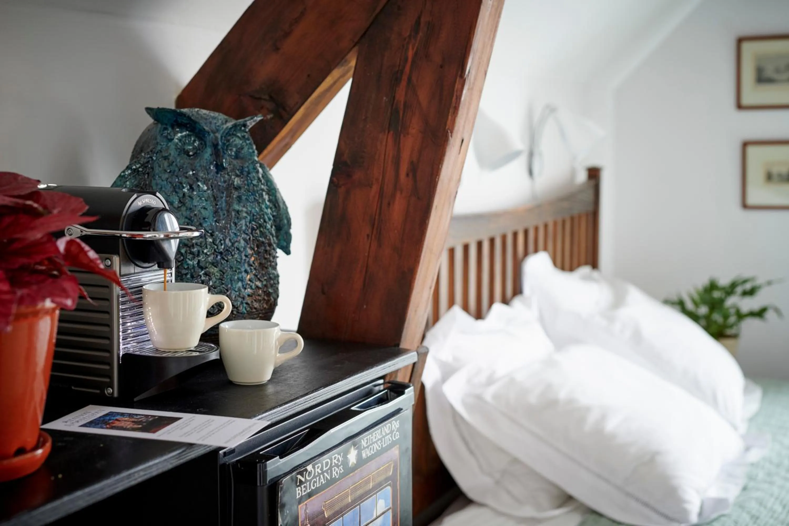 Bedroom, Bed in Hotel Station Amstelveen