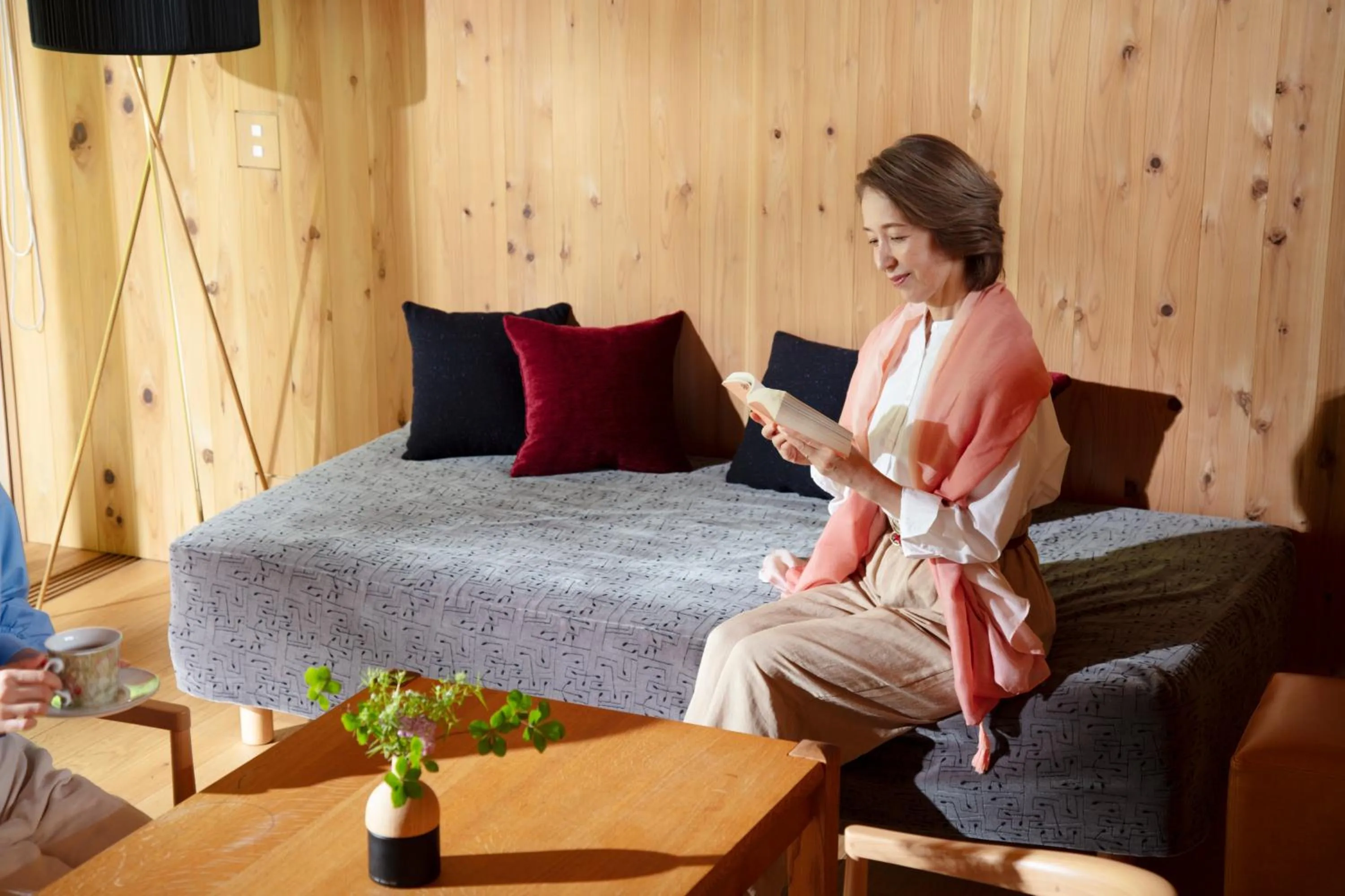 People, Bed in nasu mukunone AUBERGE