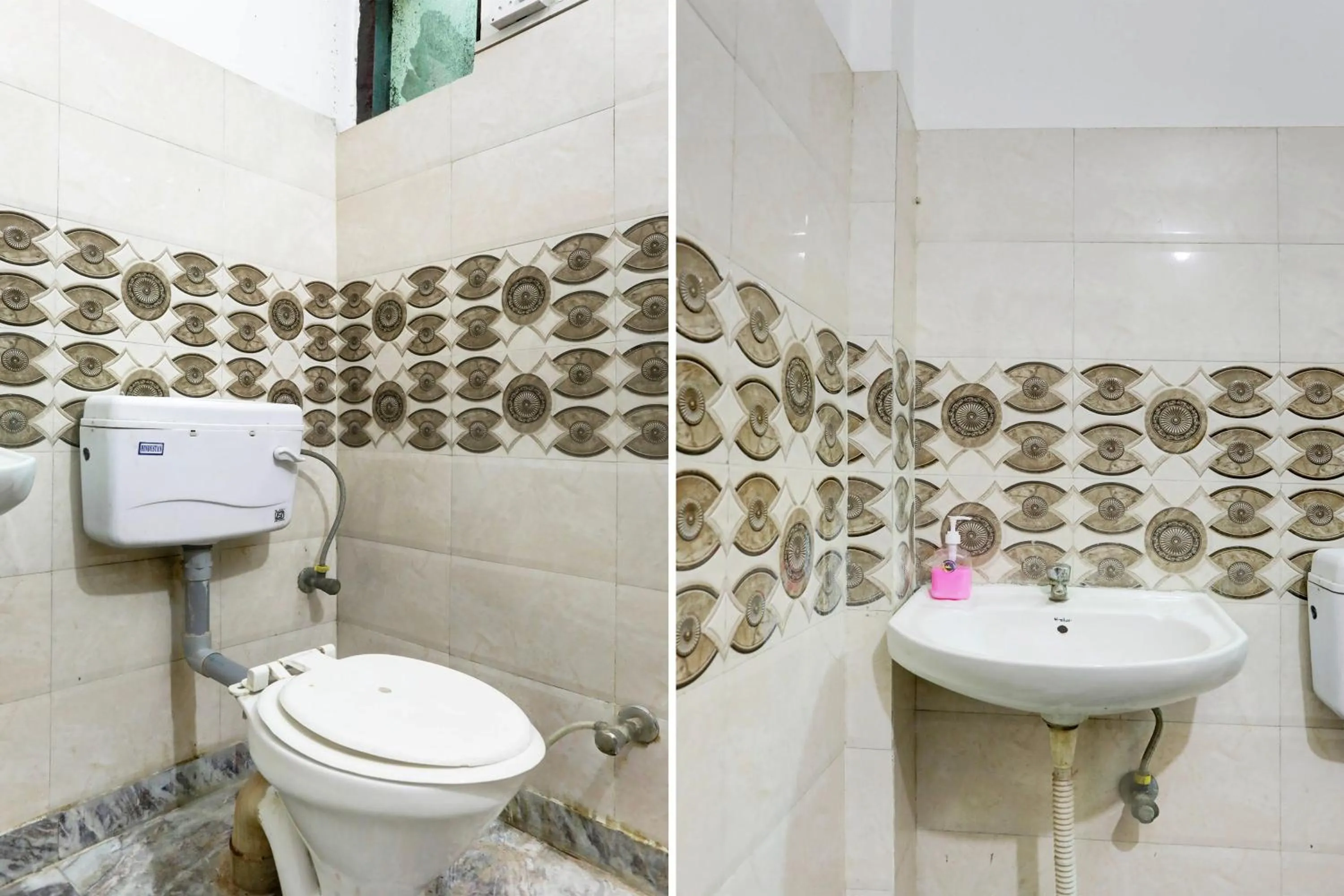 Bathroom in Hotel O vista 18 inn