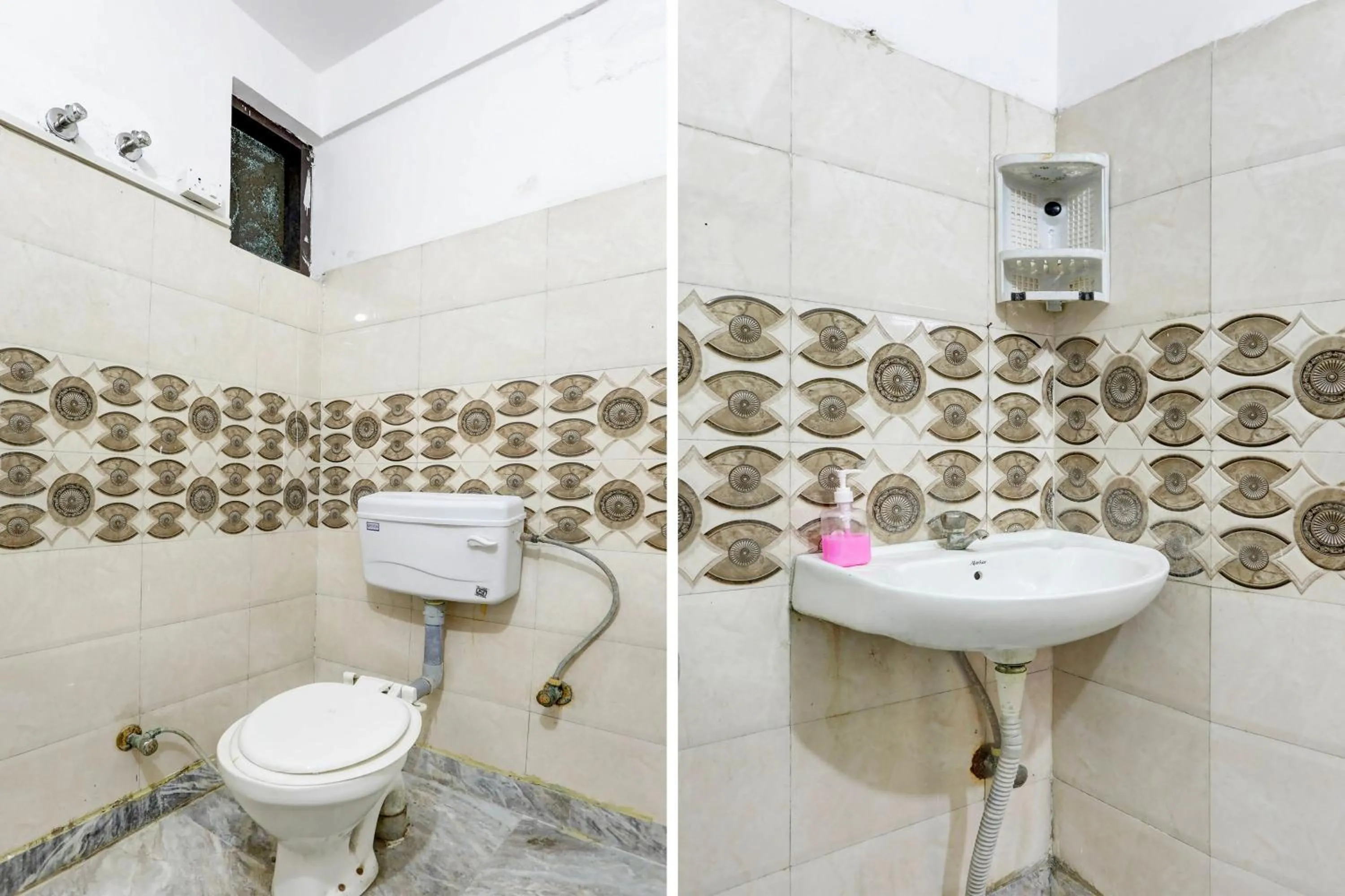 Bathroom in Hotel O vista 18 inn