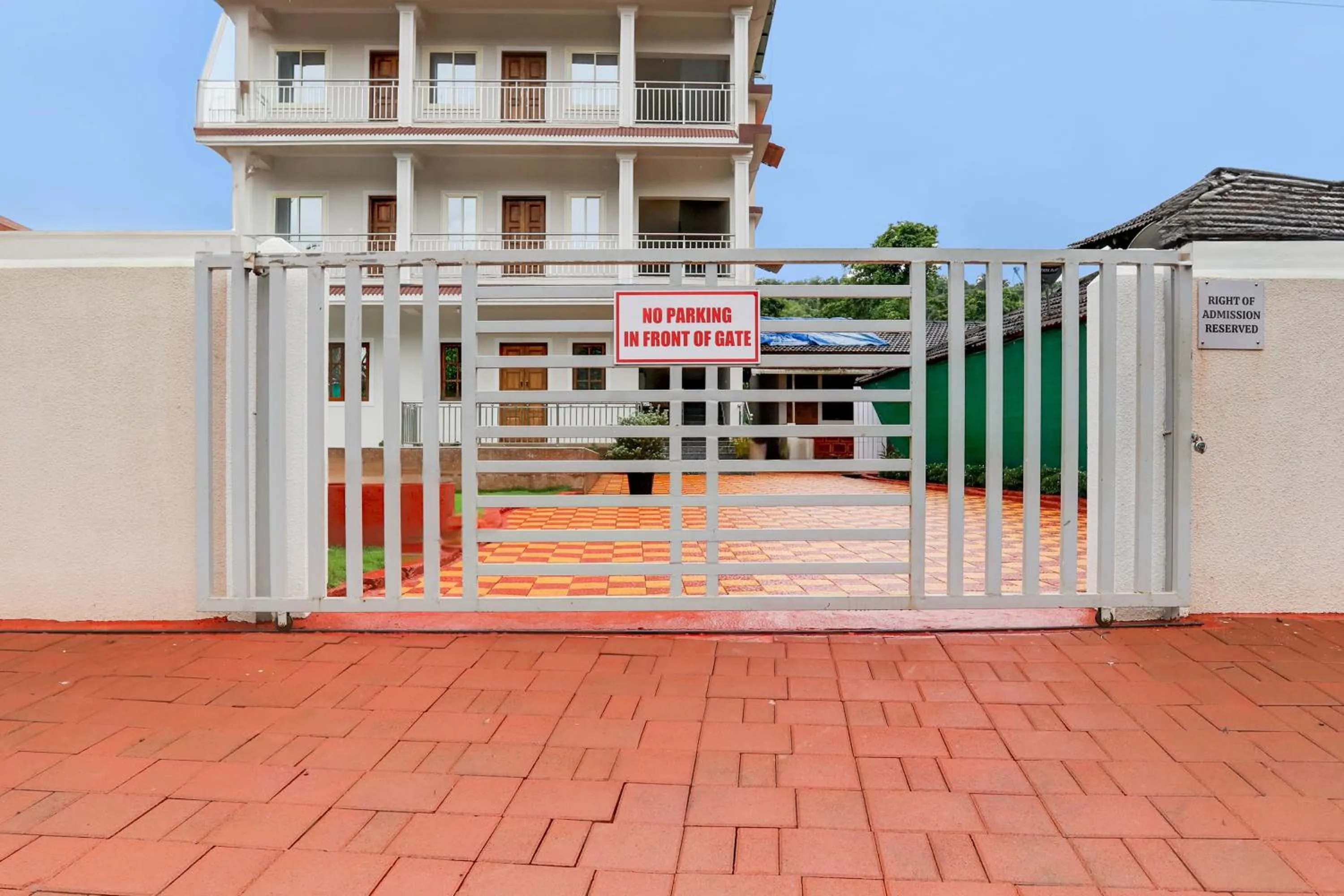 Facade/entrance in Hotel O Aqua Service Apartments