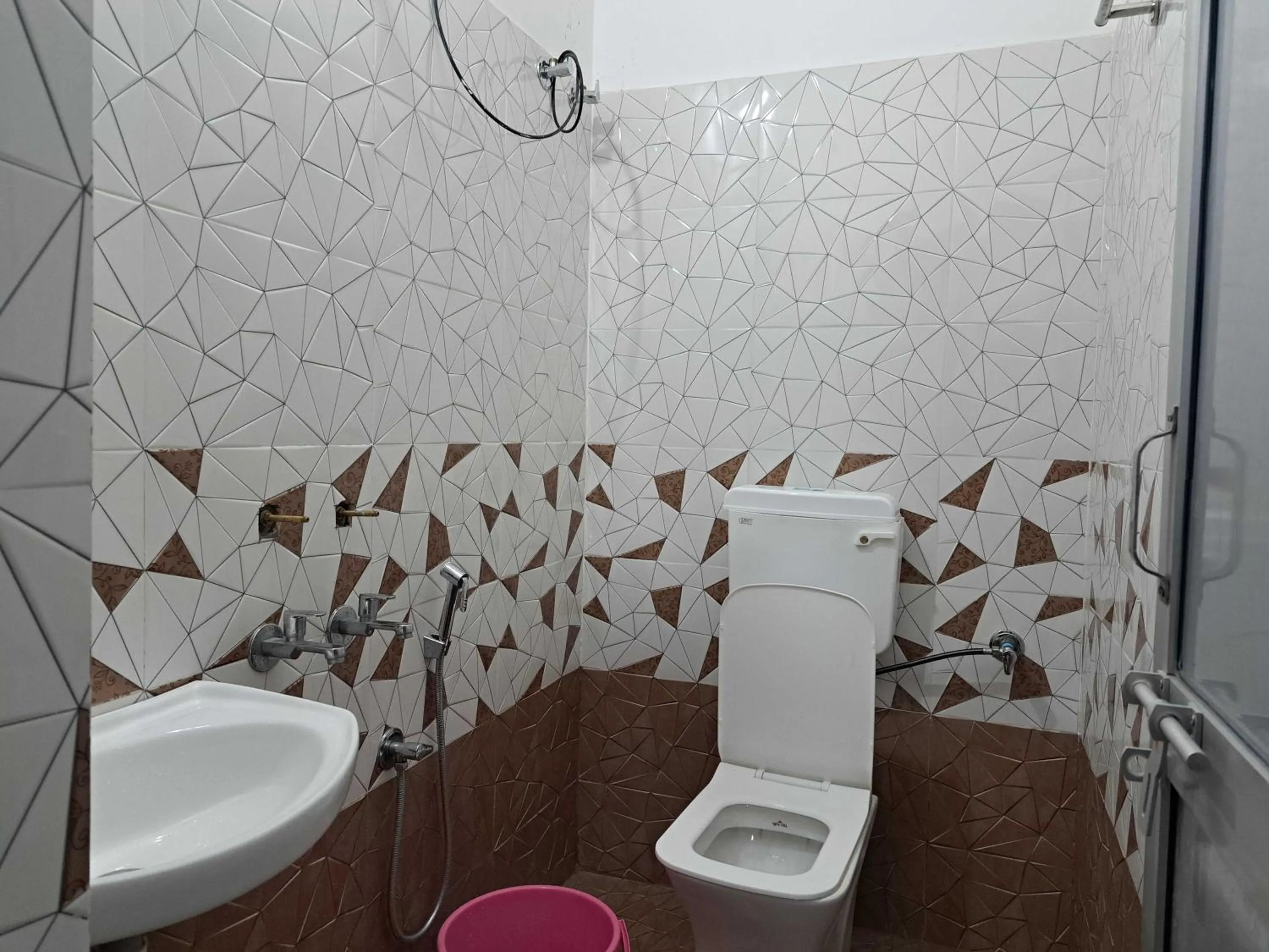 Bathroom in Hotel O Royal Morning Star