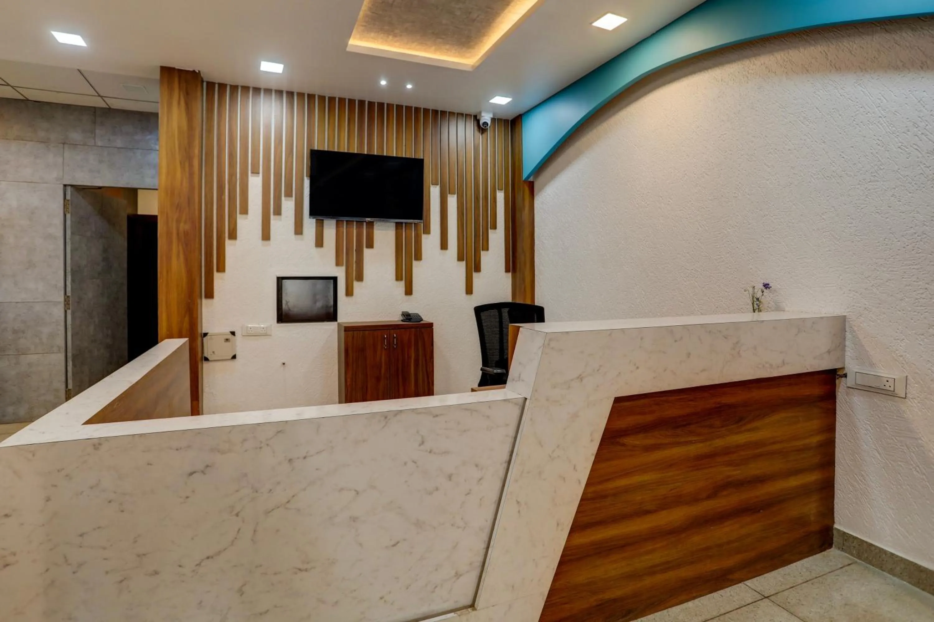 Lobby or reception in Hotel O Madhuram Residency