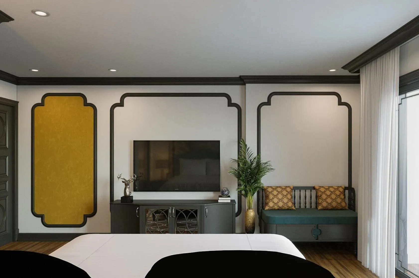 Bedroom, Bed in Aquarius Premium Hotel