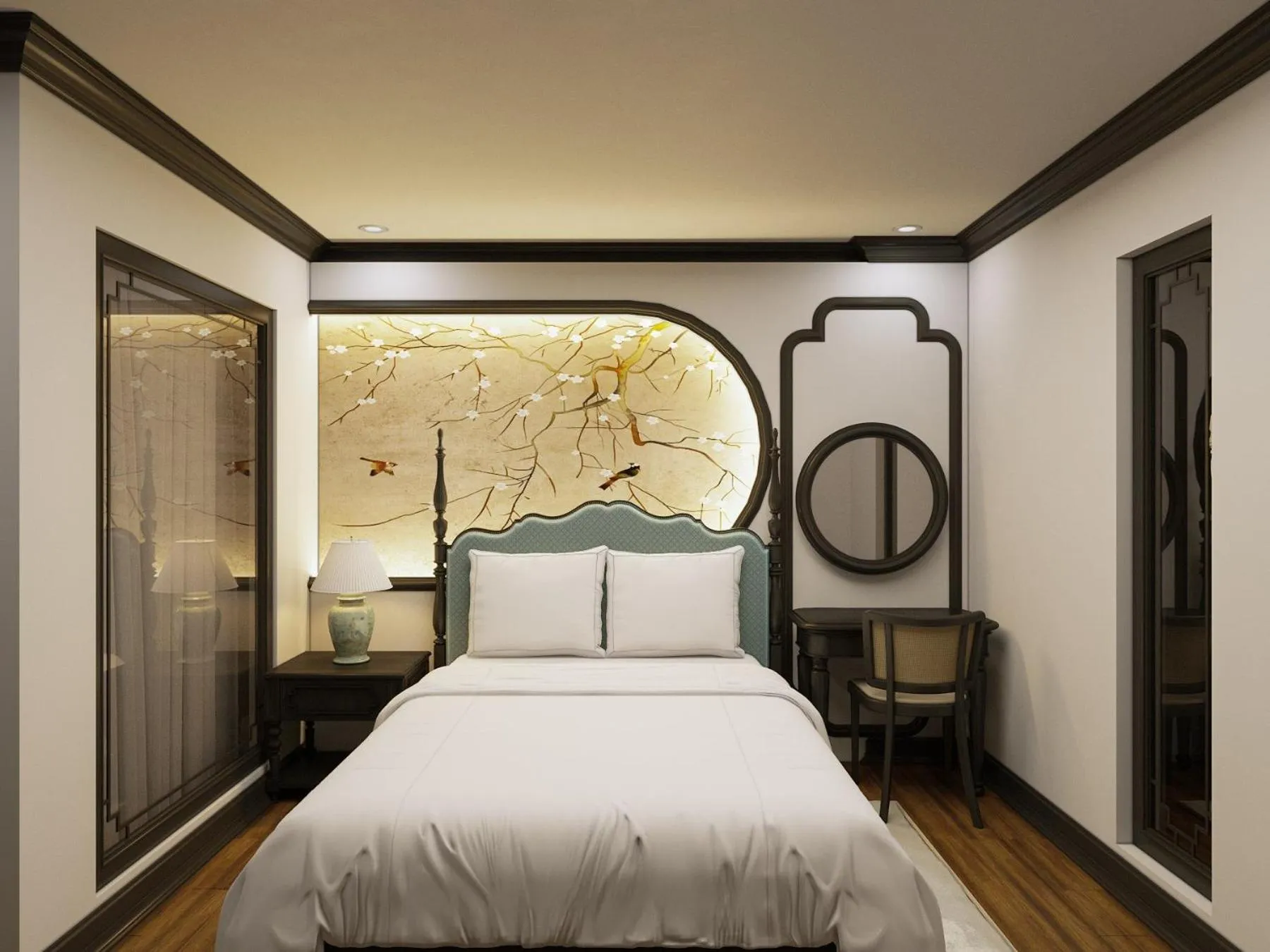 Bed in Aquarius Premium Hotel