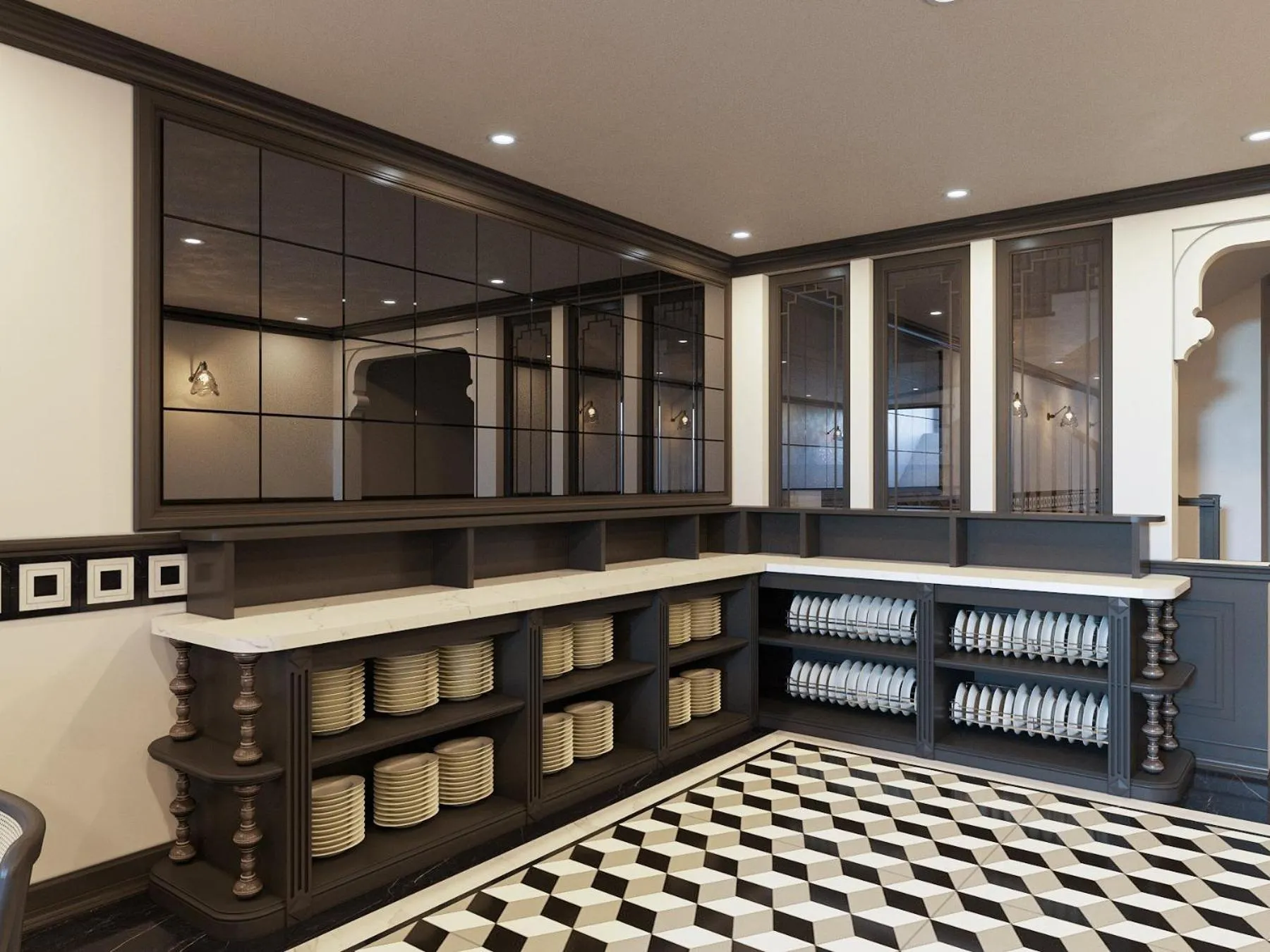 Restaurant/places to eat, Bed in Aquarius Premium Hotel