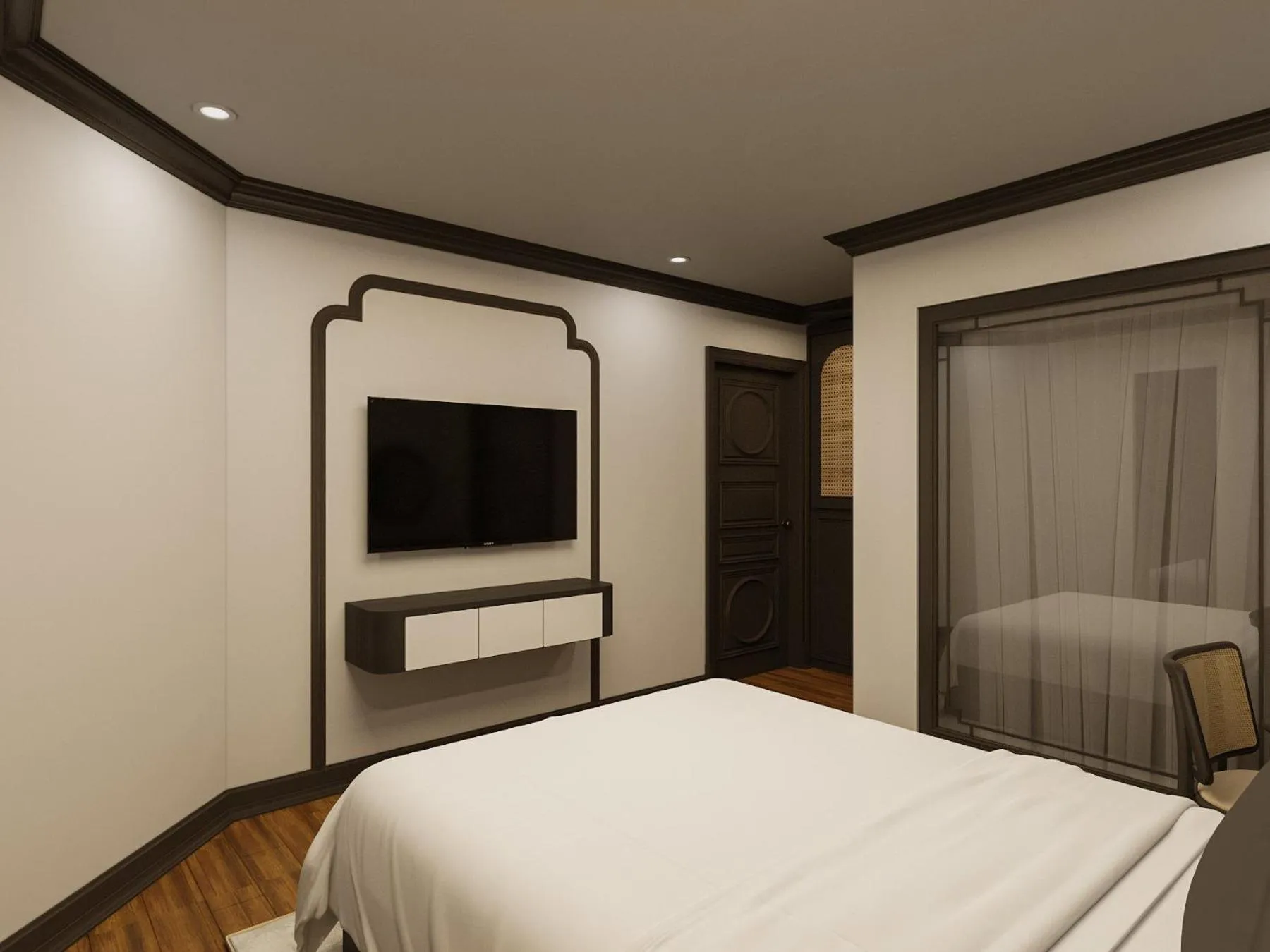 Bedroom, Bed in Aquarius Premium Hotel