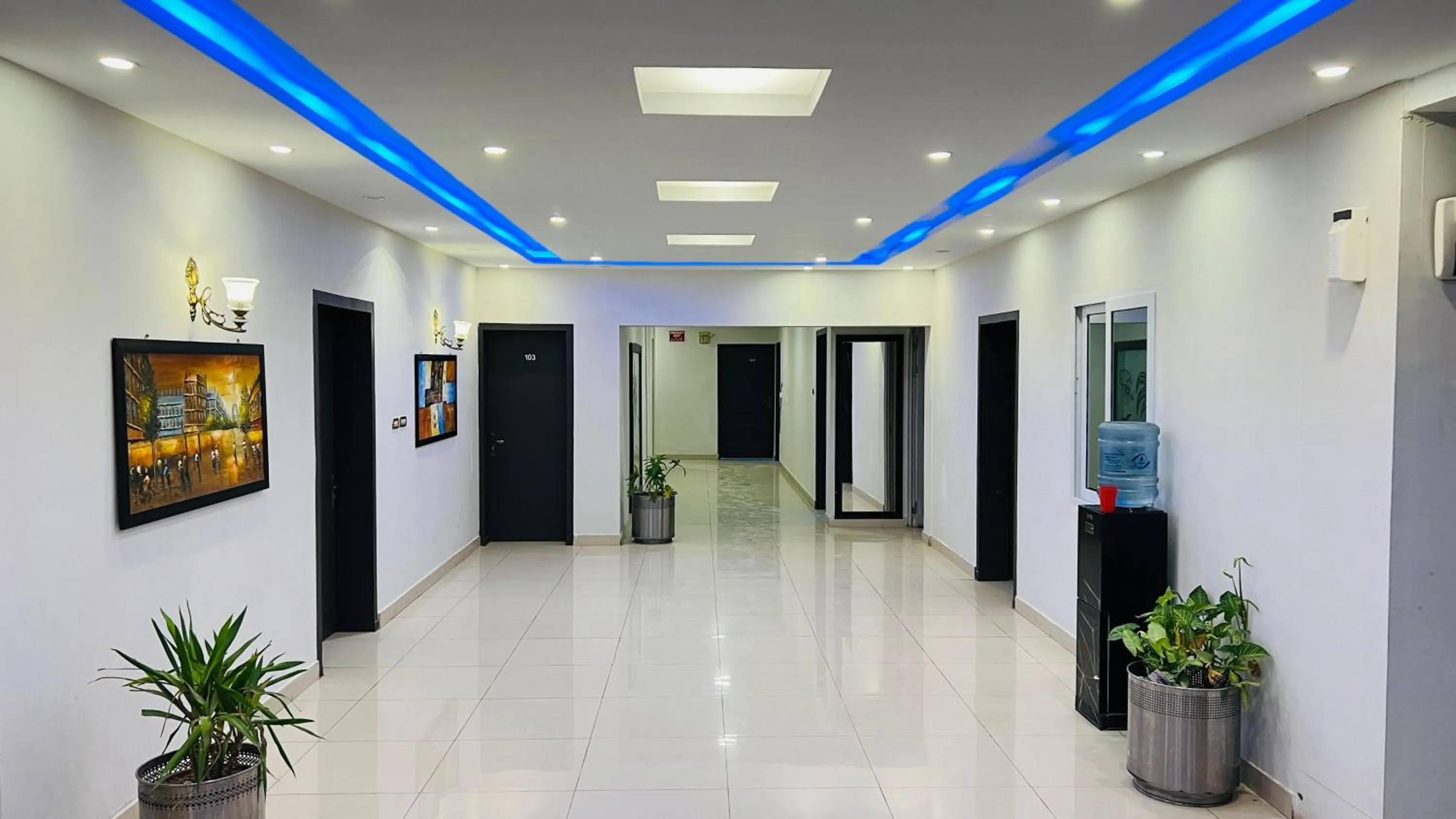 Lobby or reception in Aleph Islamabad Guest House