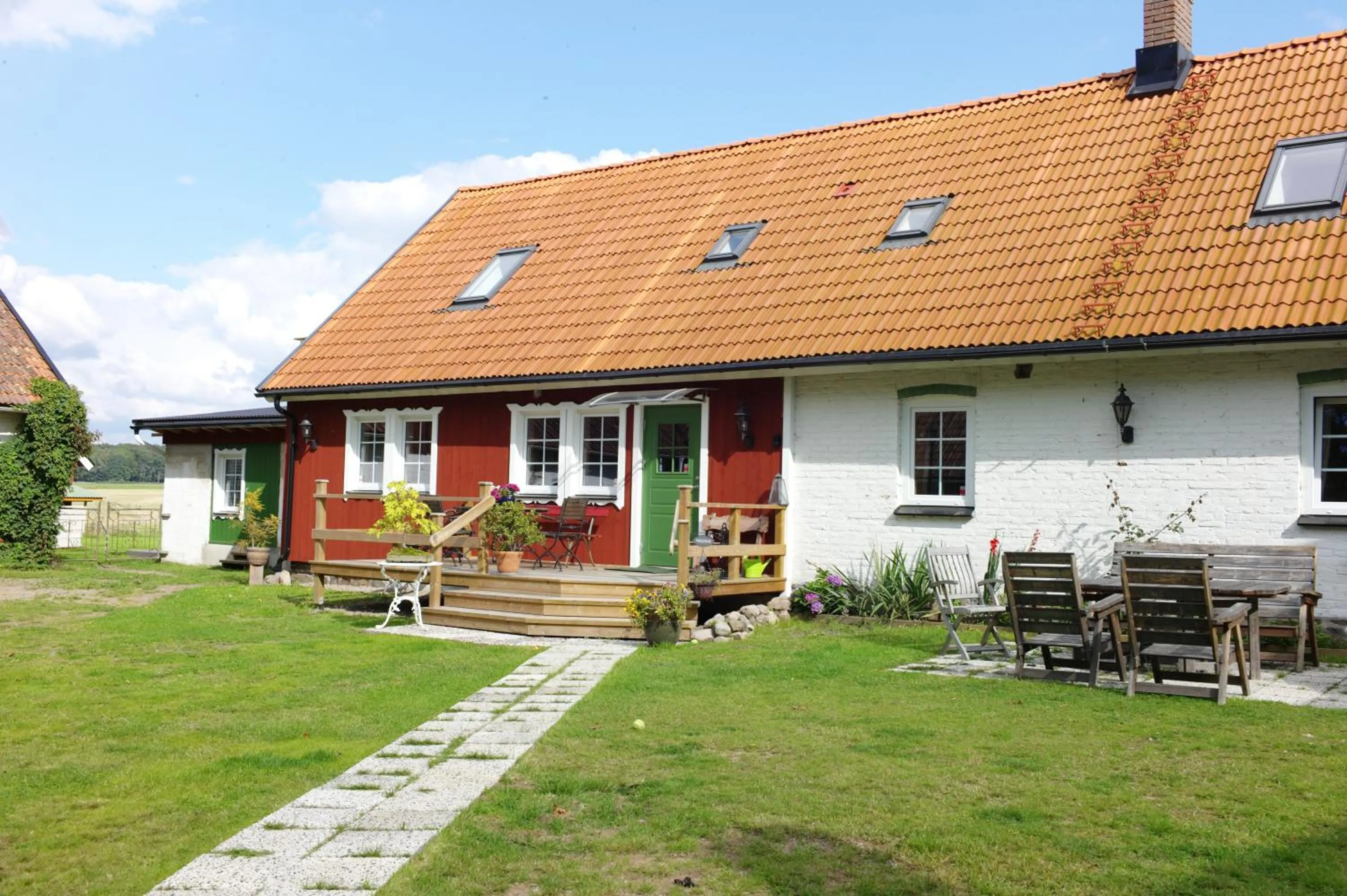 Patio in Lilla Trulla Gårdshotell - Feels like home