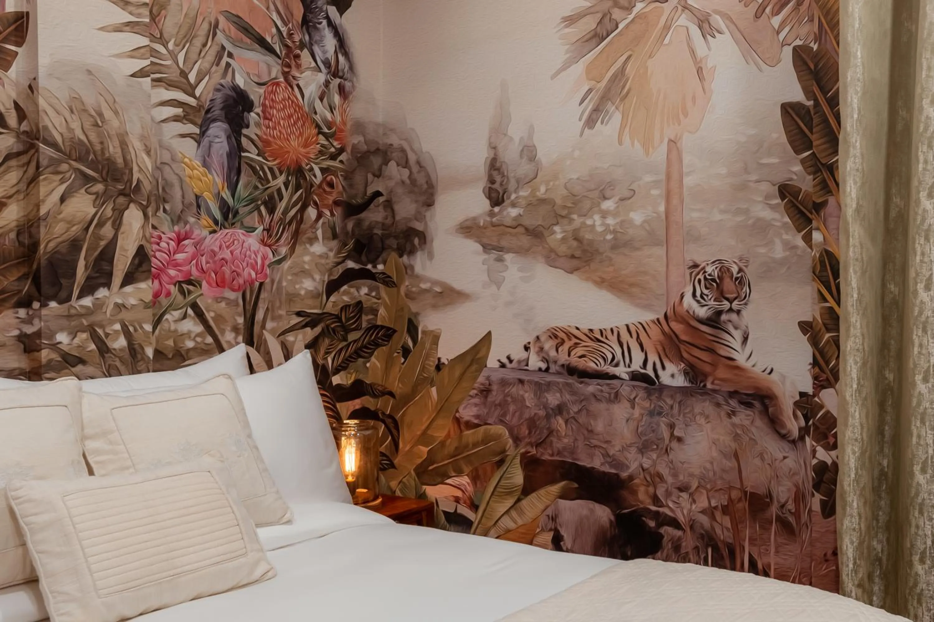 Bed in Vaani Greens Wildlife Resort, Kaziranga