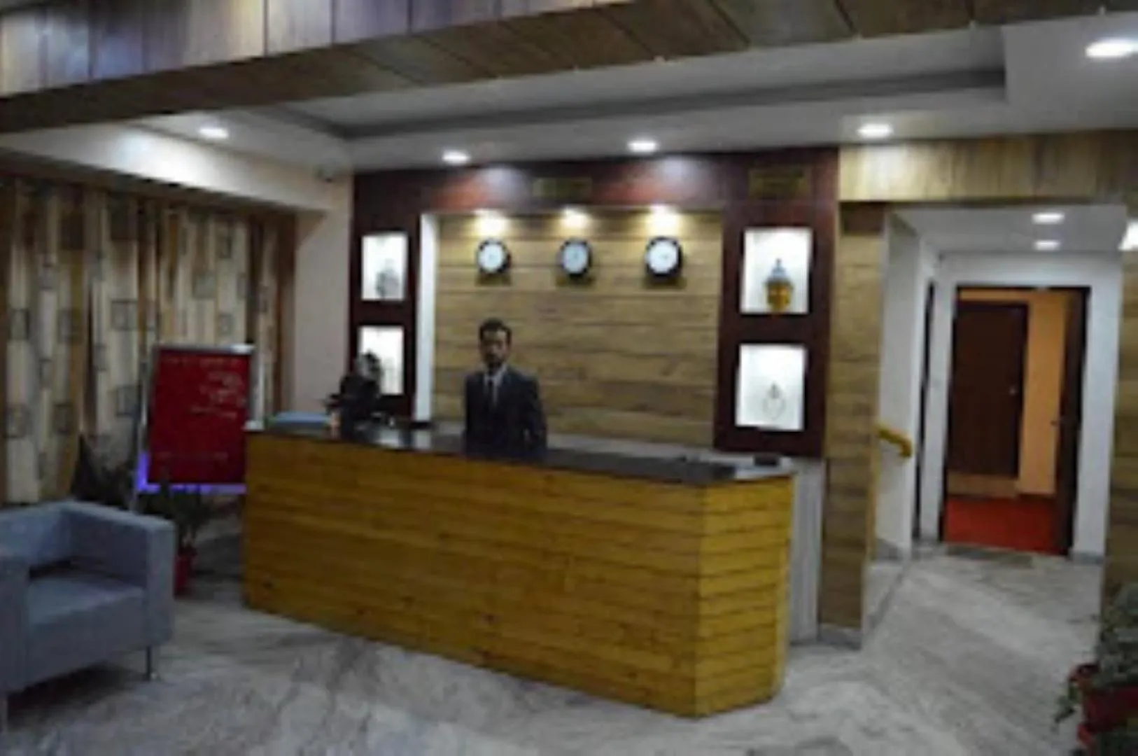 Lobby or reception in Hotel Golden Dolma