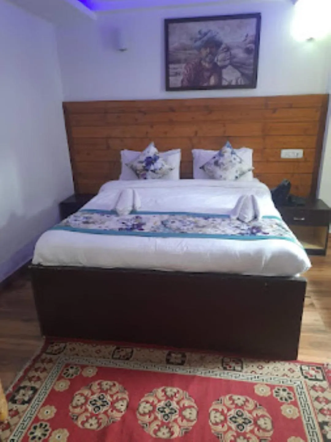 Bed in Hotel Golden Dolma