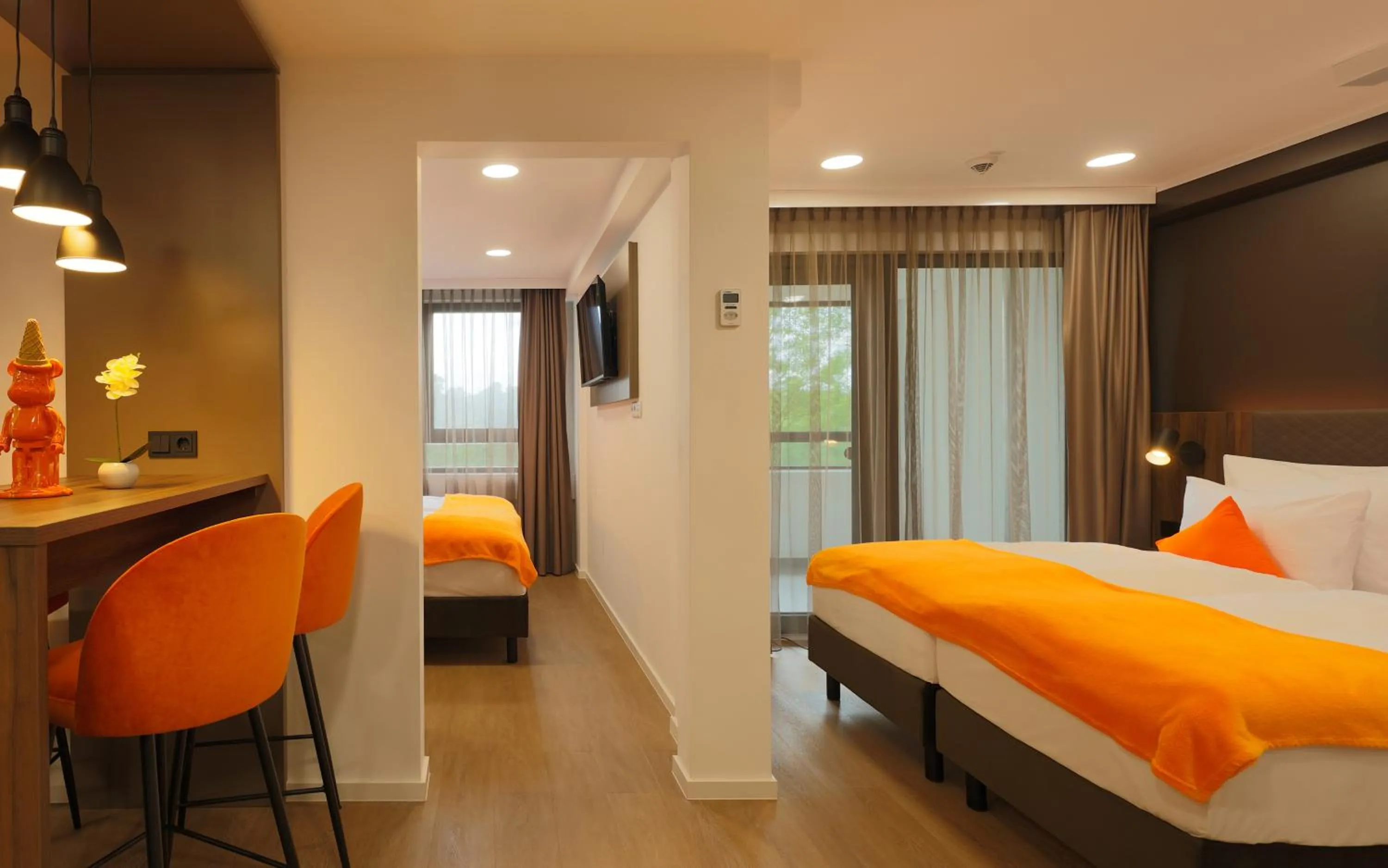 Bed in Trip Inn Hotel Frankfurt-Heusenstamm Tagungshotel