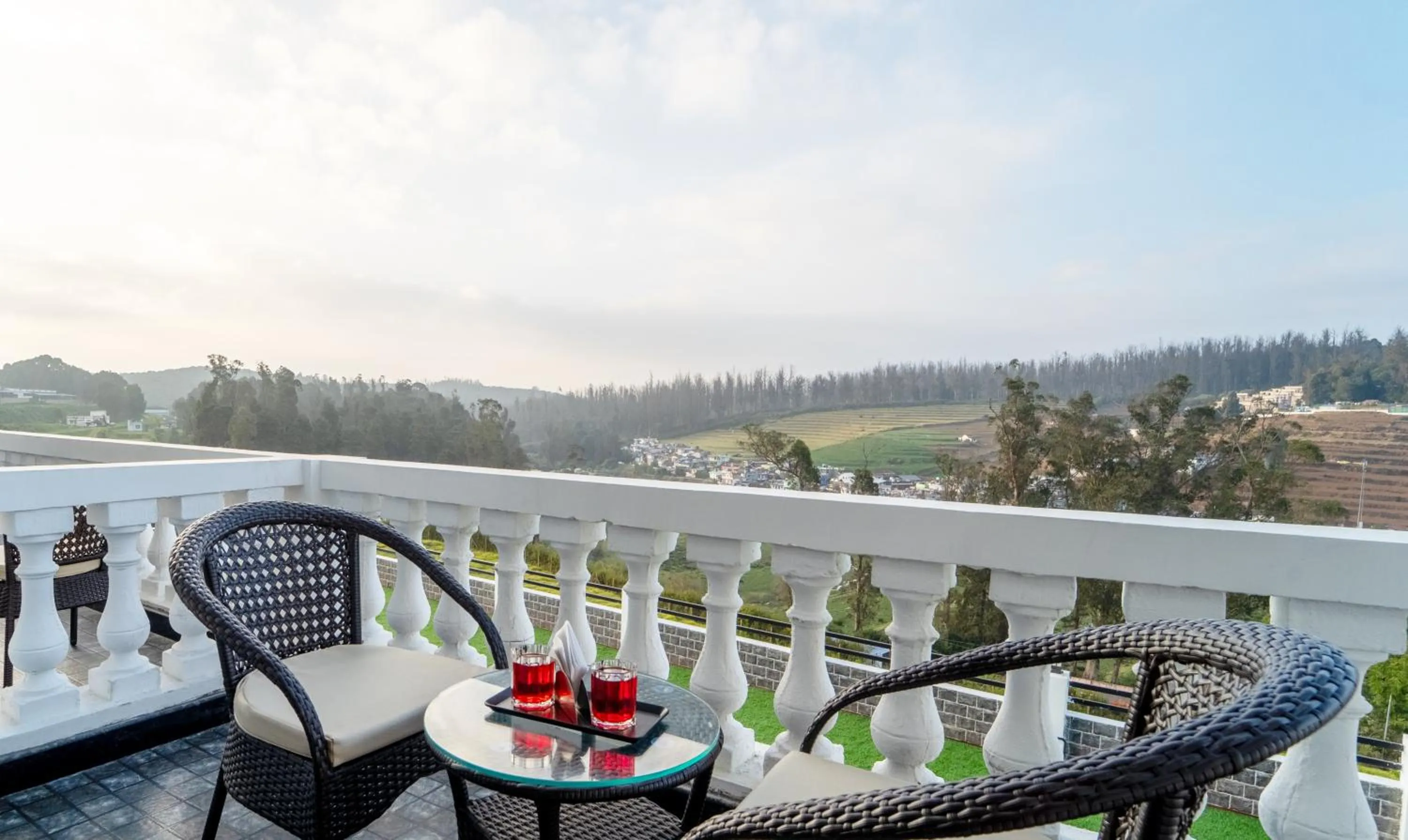 Balcony/Terrace in Treebo Skydale Premium Suites, 1500 Mtrs From Ooty Lake