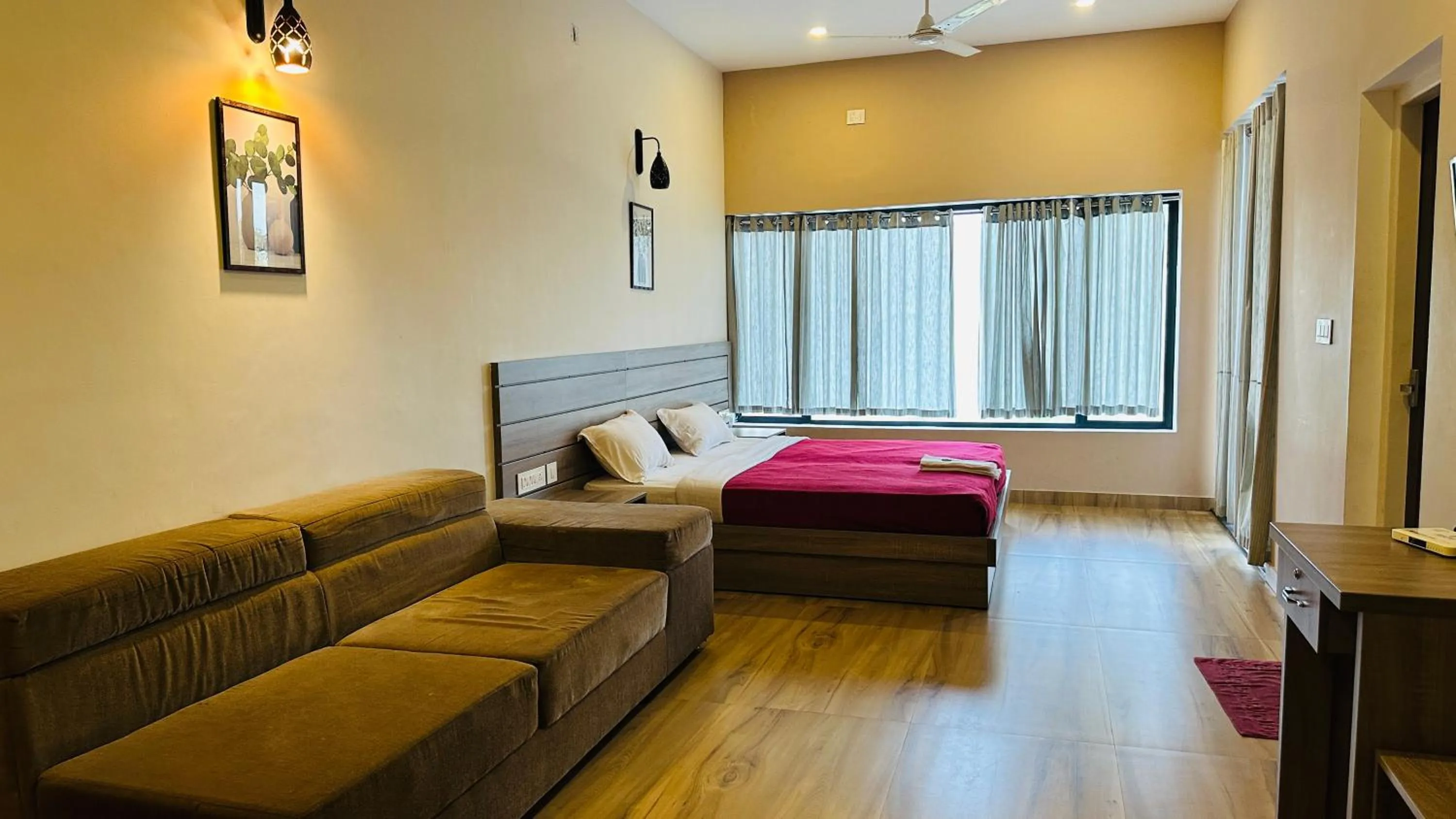 Bed in Western Ghats Holiday Home